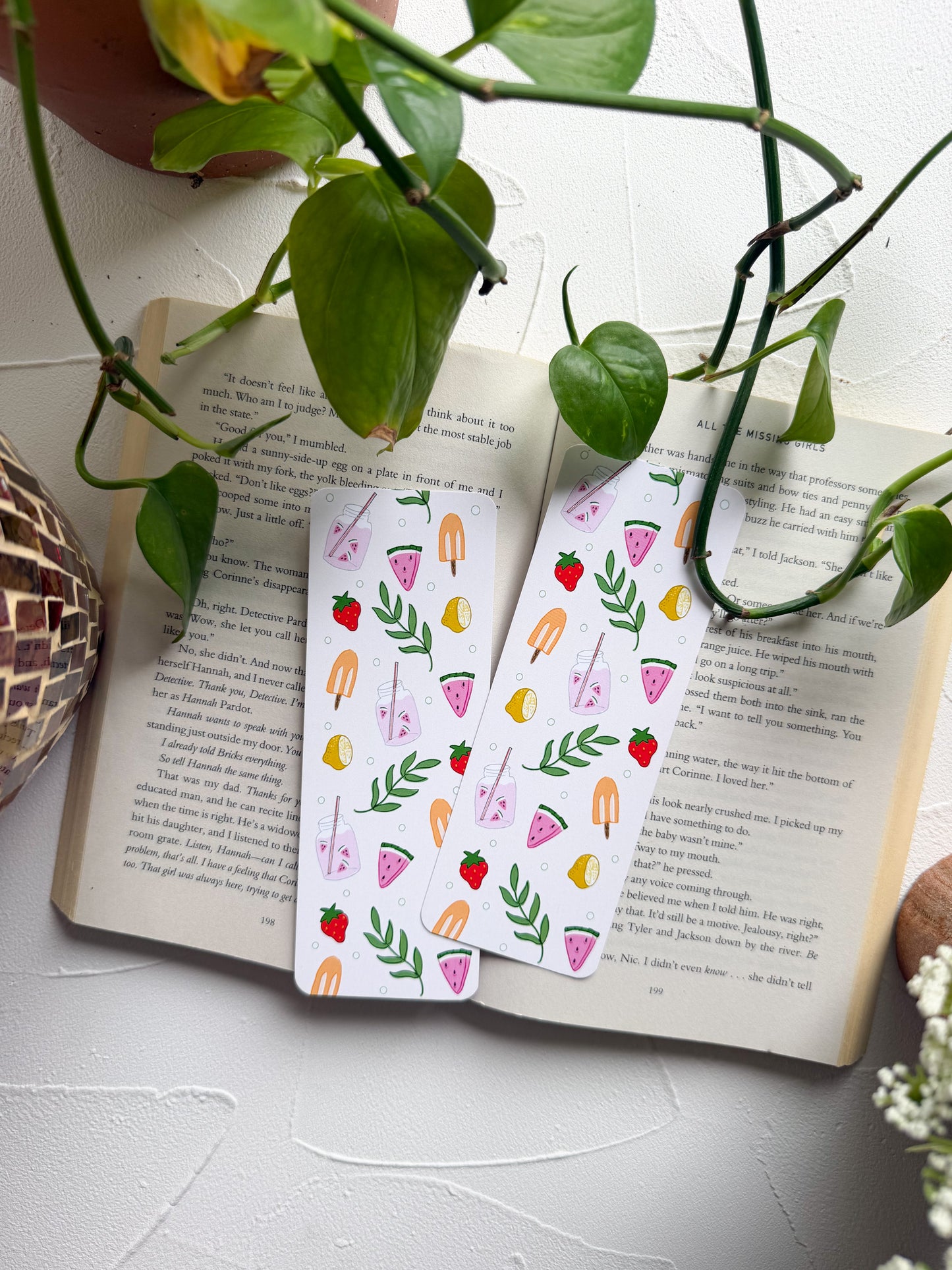 Watermelon Moonshine Bookmark