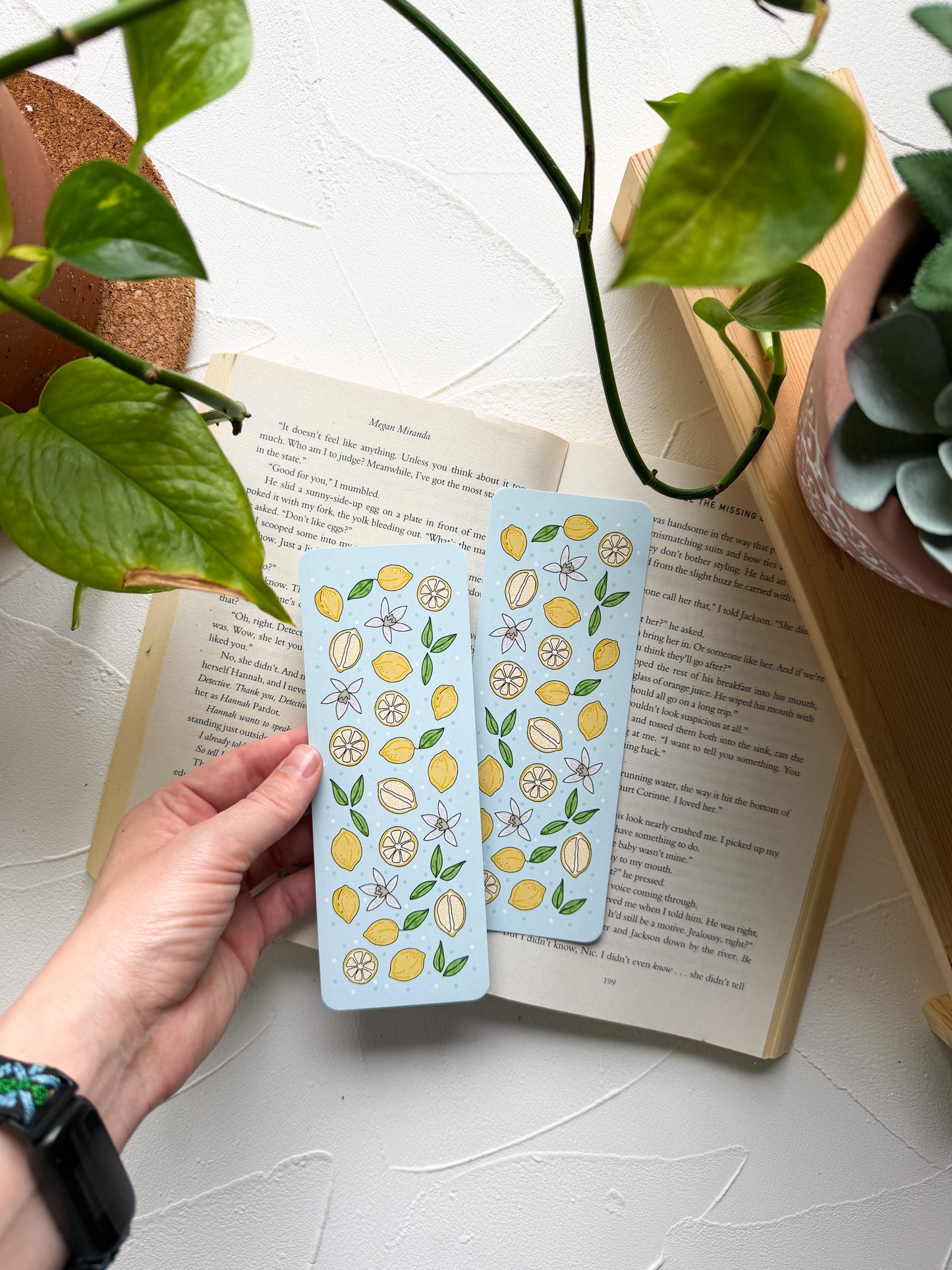 Lemon Blossom Bookmark