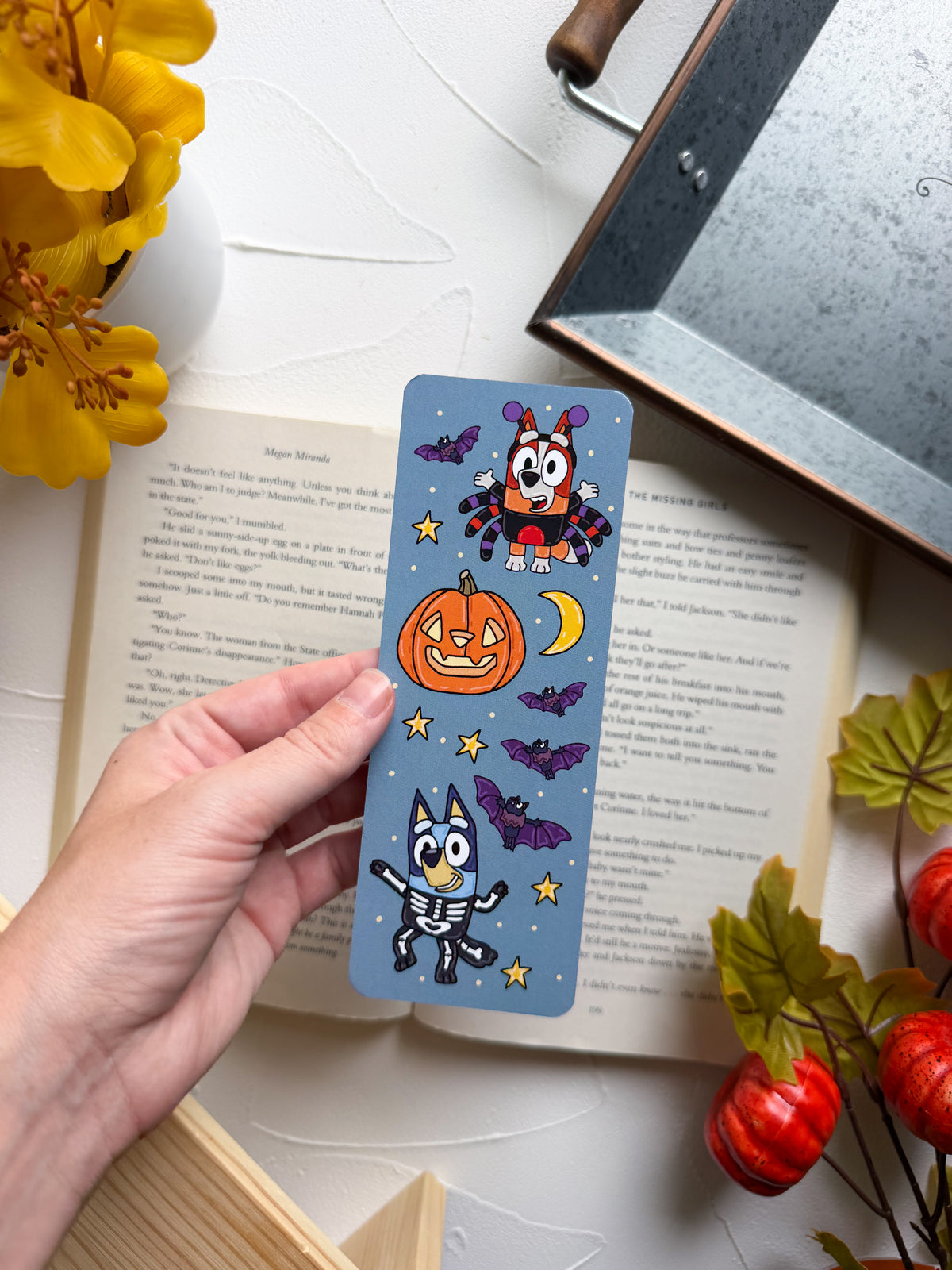 Bluey Halloween Bookmark