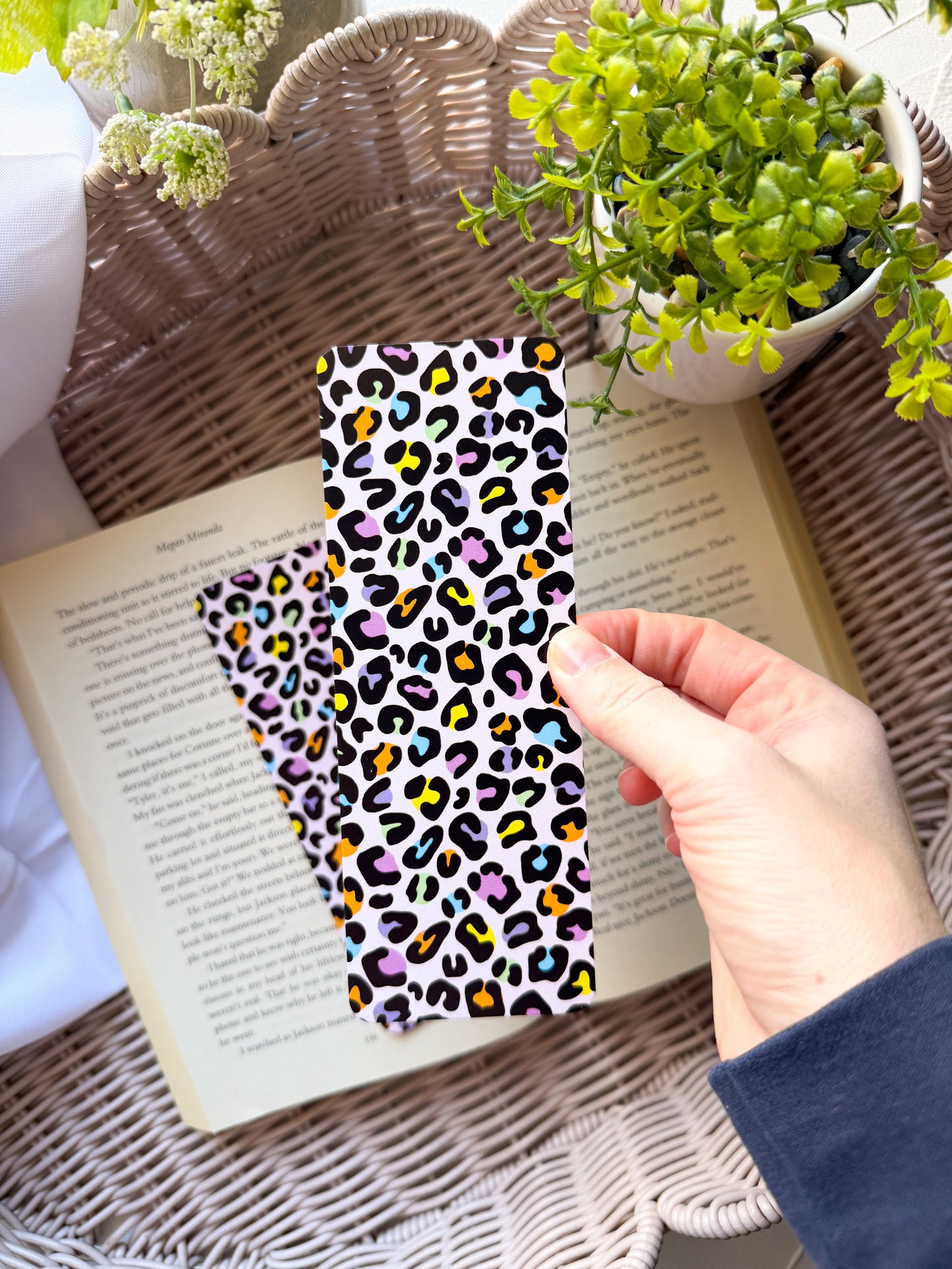 Nostalgic Frank Inspired Leopard Bookmark