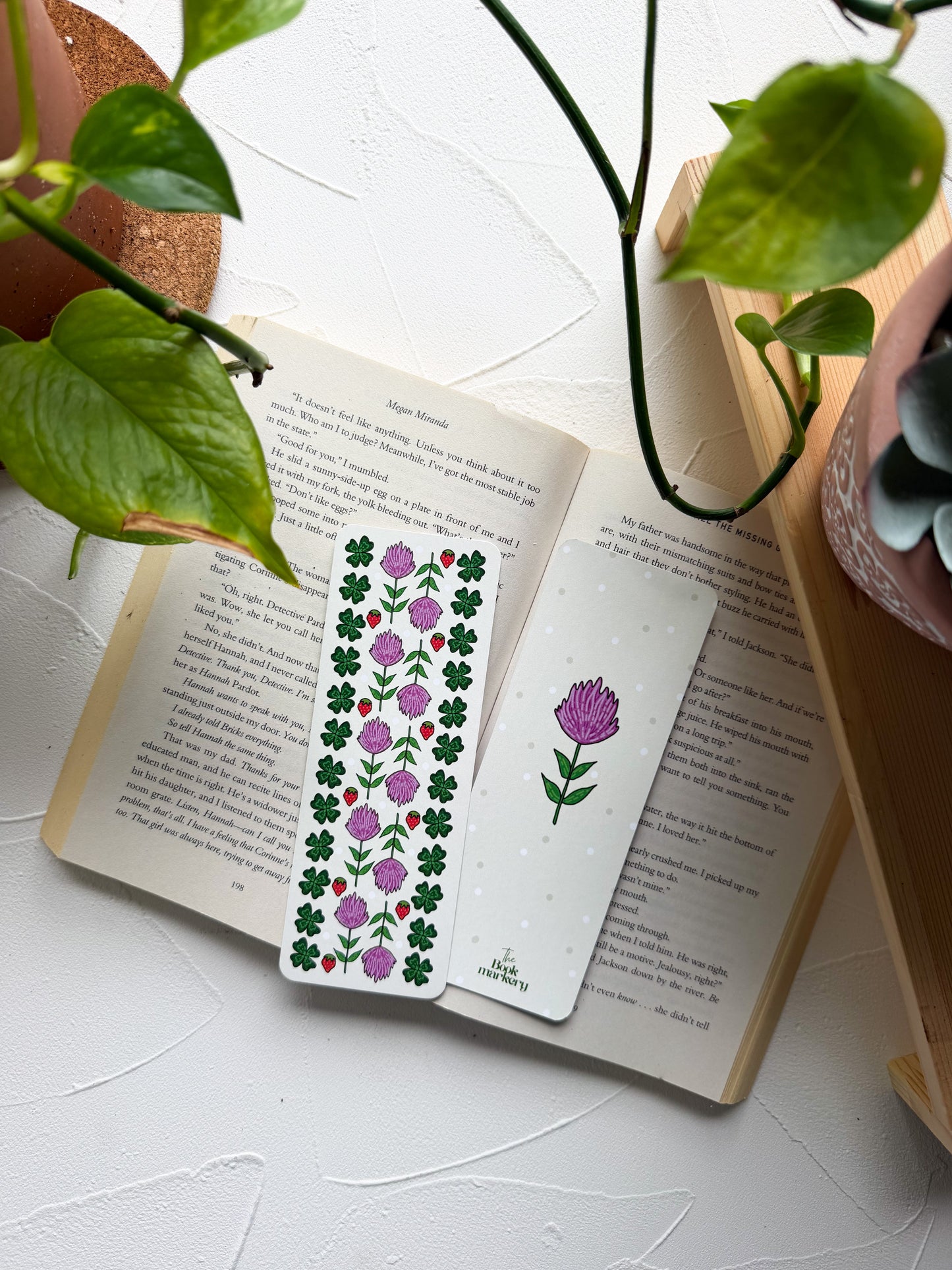 Spring Clover Bookmark