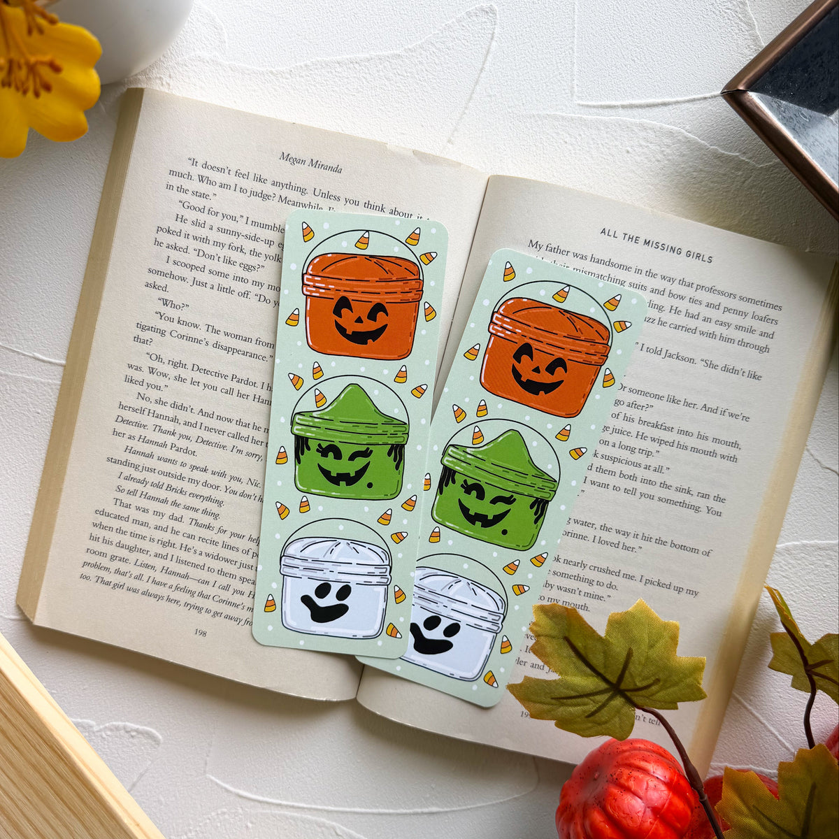 Boo Bucket Bookmark