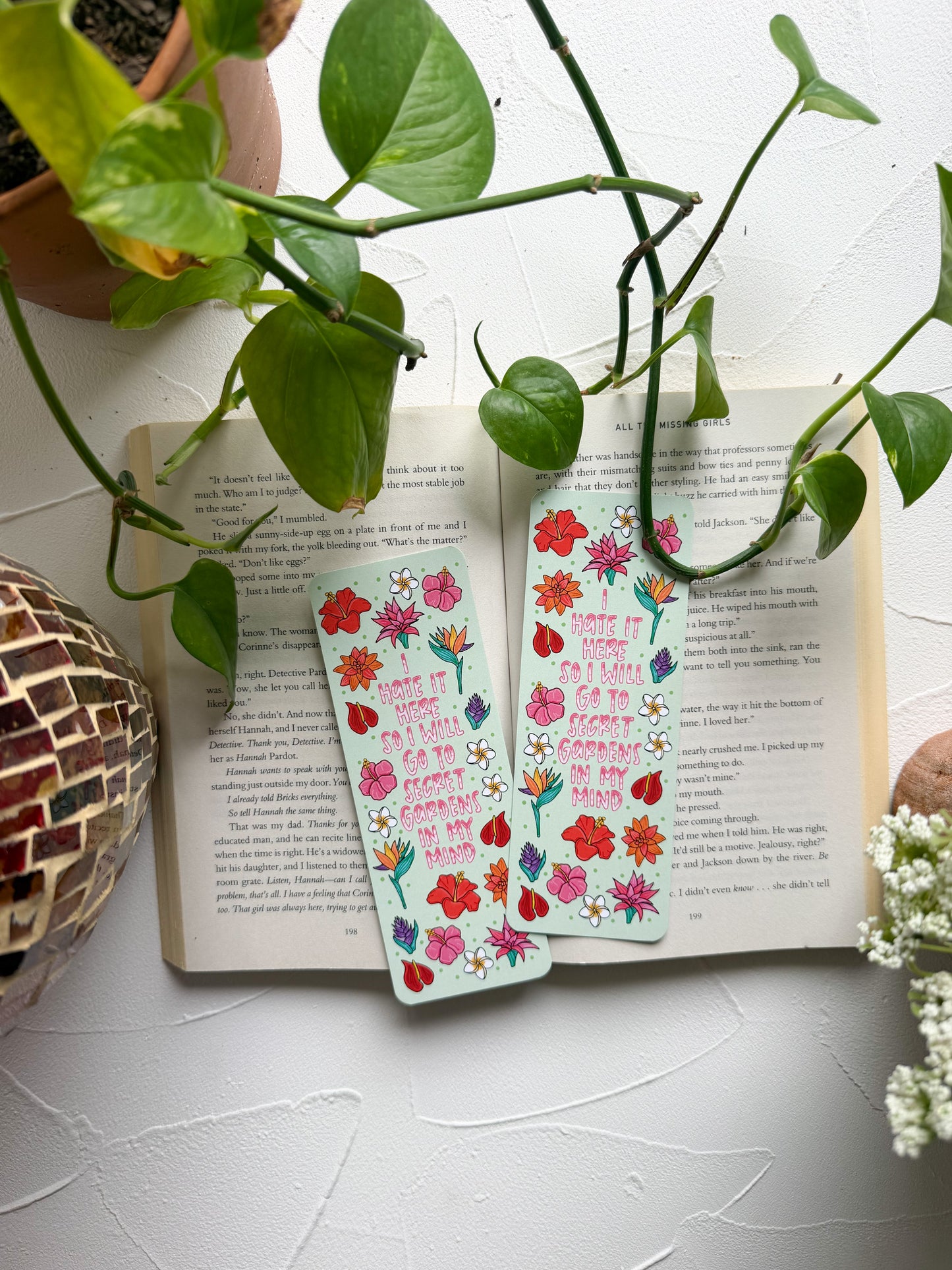 Secret Gardens In My Mind Bookmark