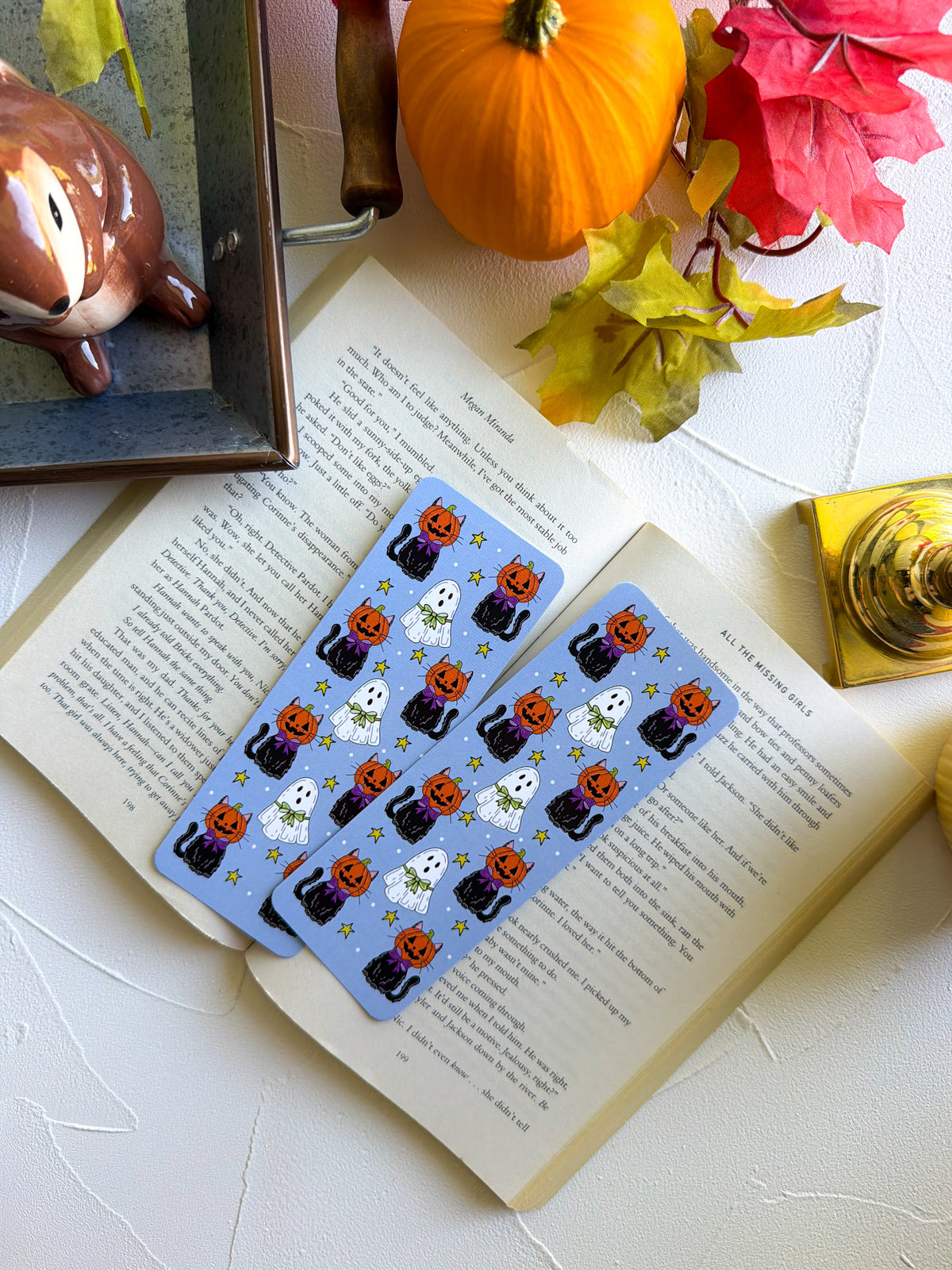 Cat O' Lantern Bookmark