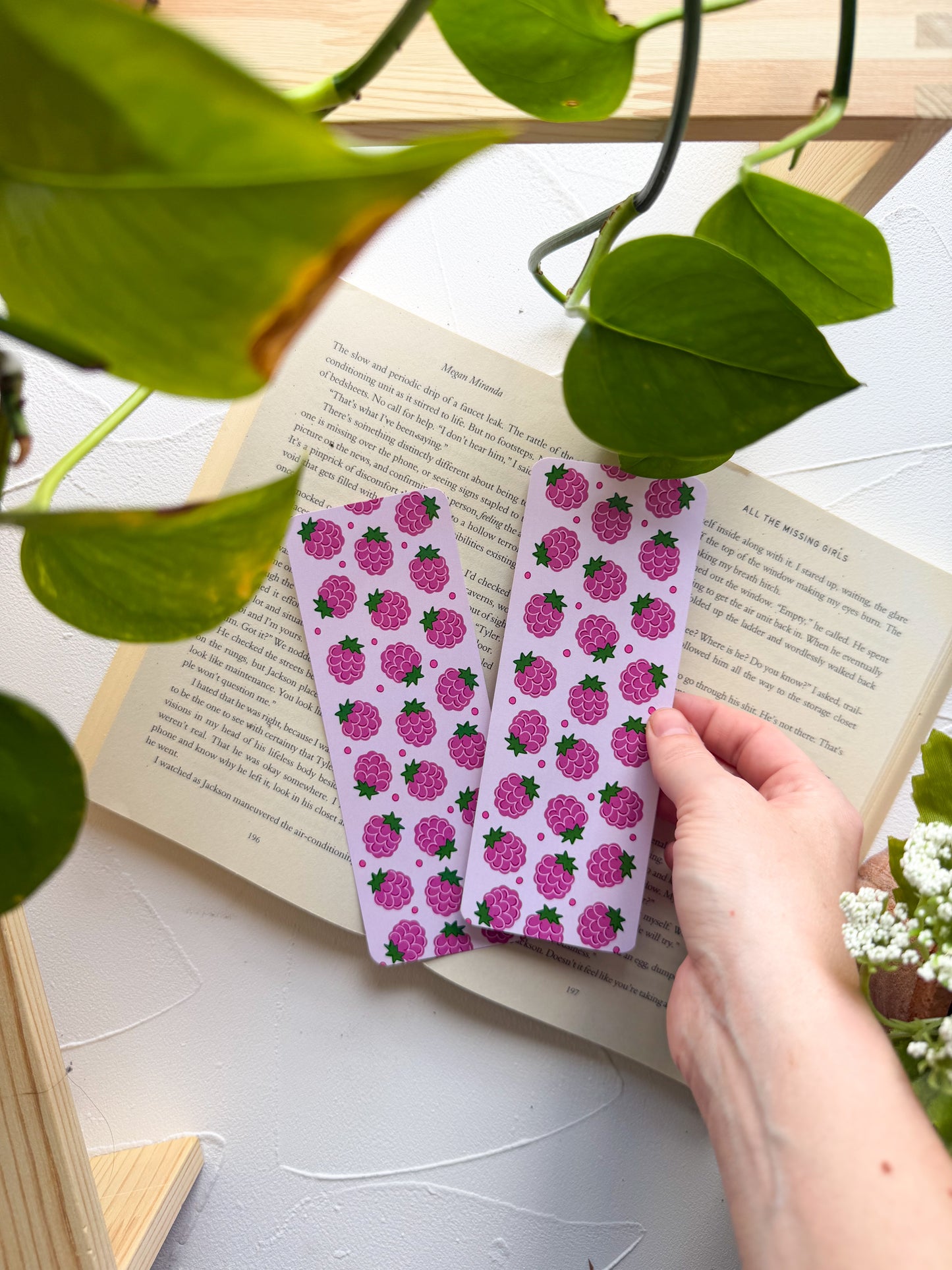 Ripe Raspberry Bookmark
