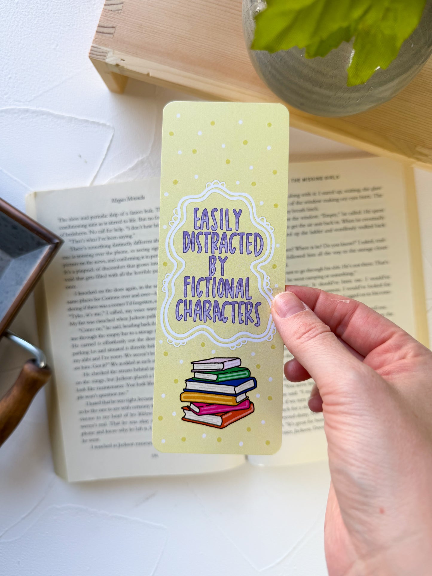 Easily Distracted By Fictional Characters Bookmark