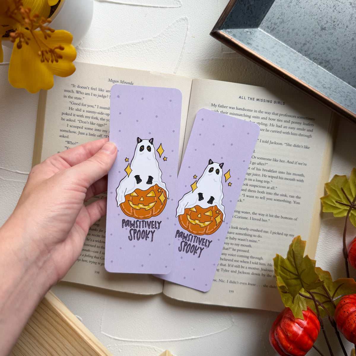 Pawsitively Spooky Bookmark