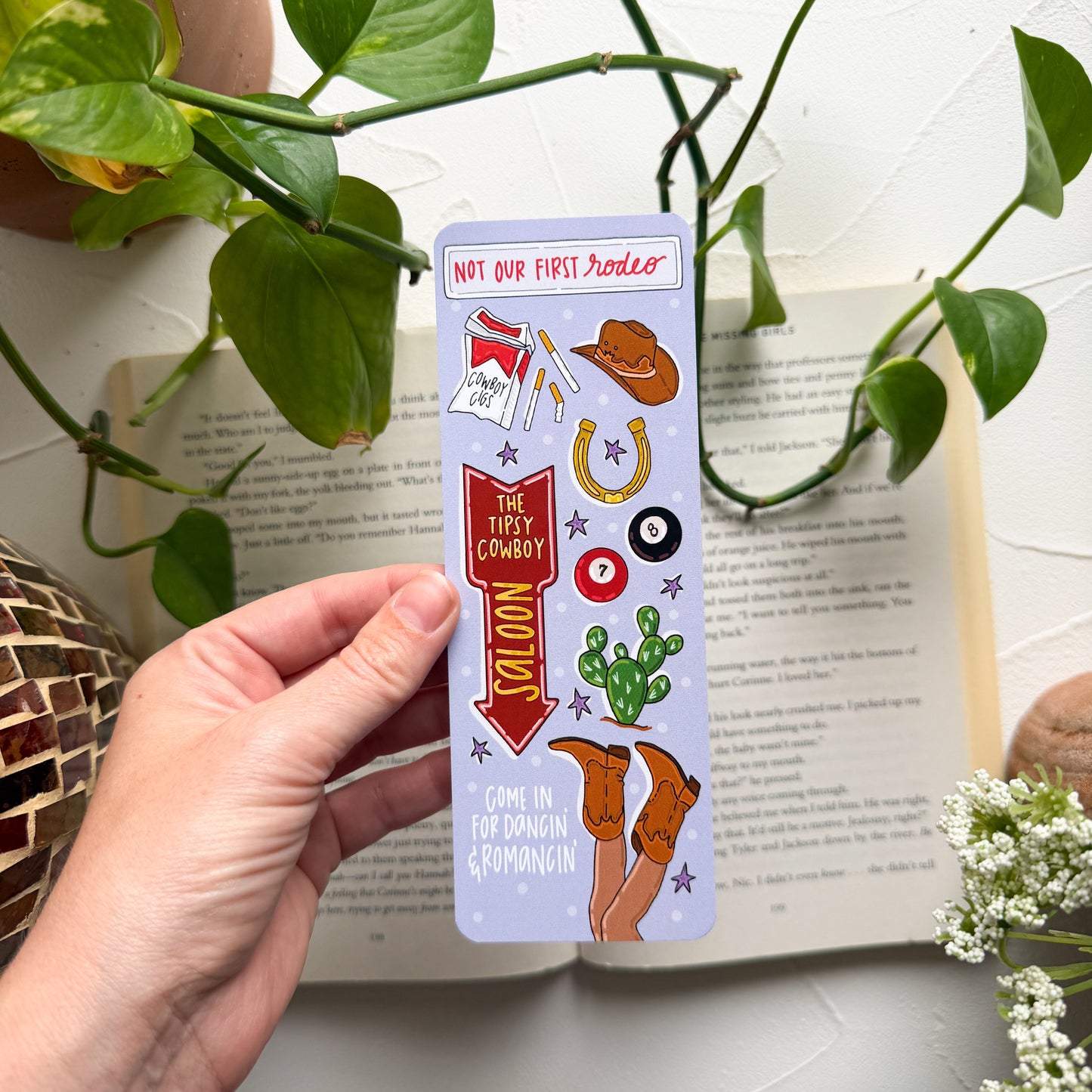 Tipsy Cowboy Bookmark