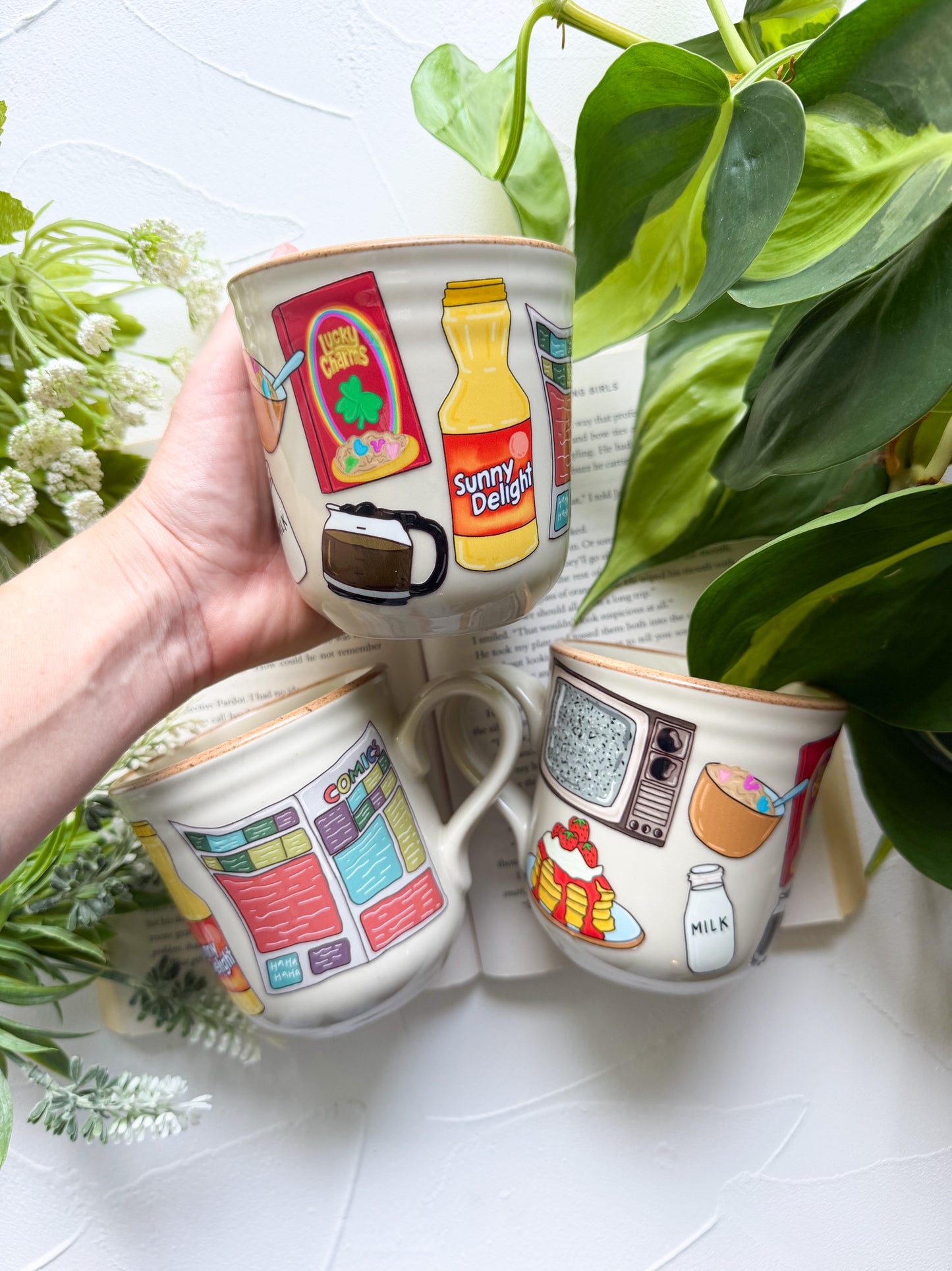 Saturday Morning 1999 Vintage Mugs