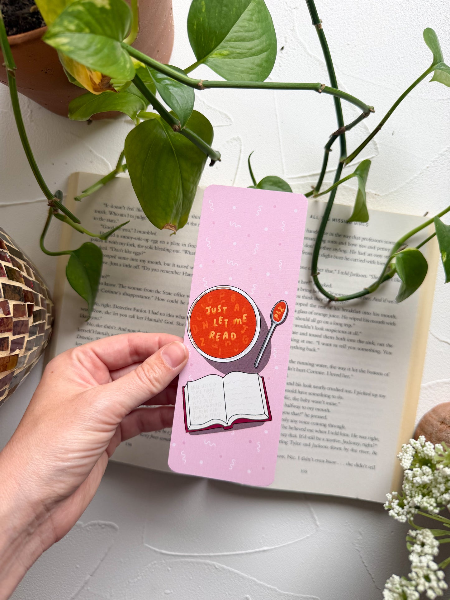 Let Me Read Soup Bookmark