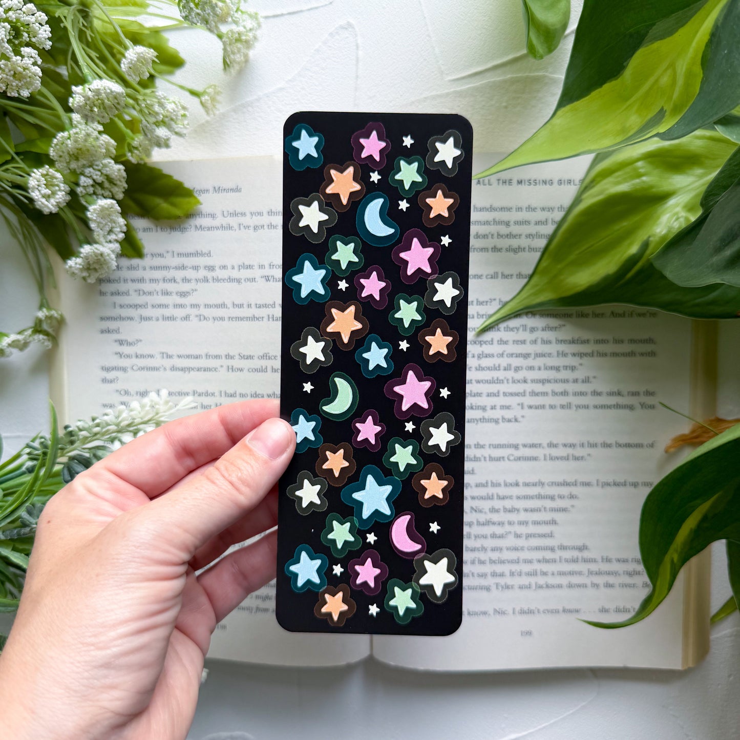 Y2K Glowing Ceiling Galaxy Bookmark