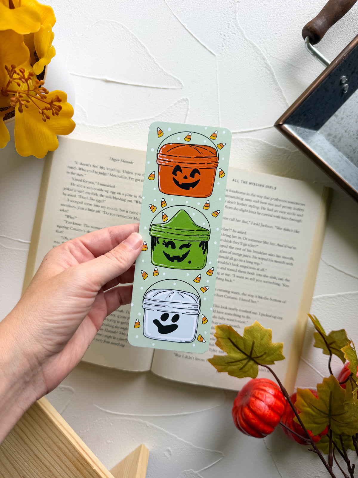 Boo Bucket Bookmark