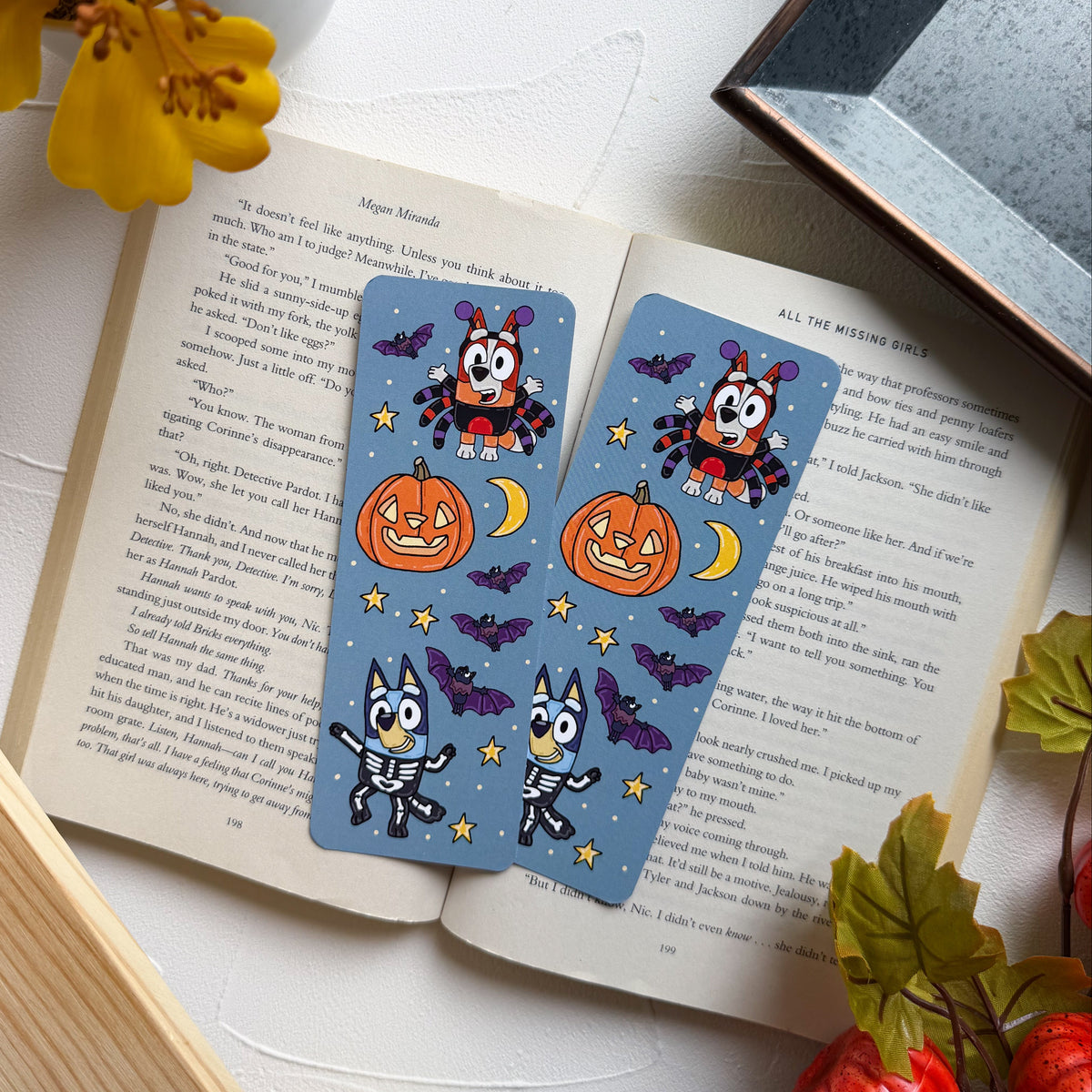 Bluey Halloween Bookmark