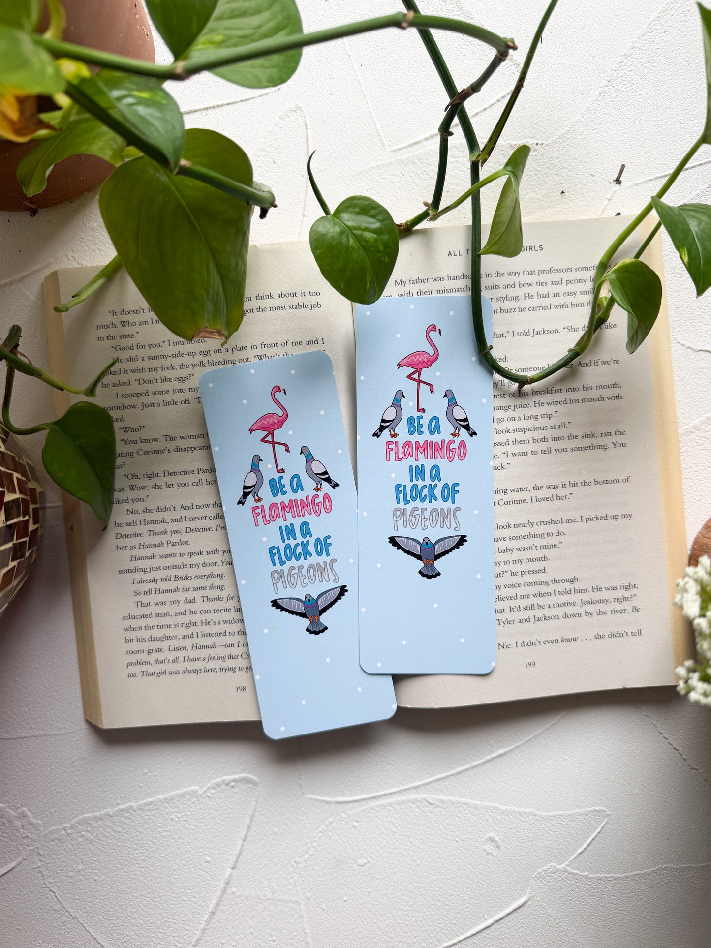 Be A Flamingo Bookmark