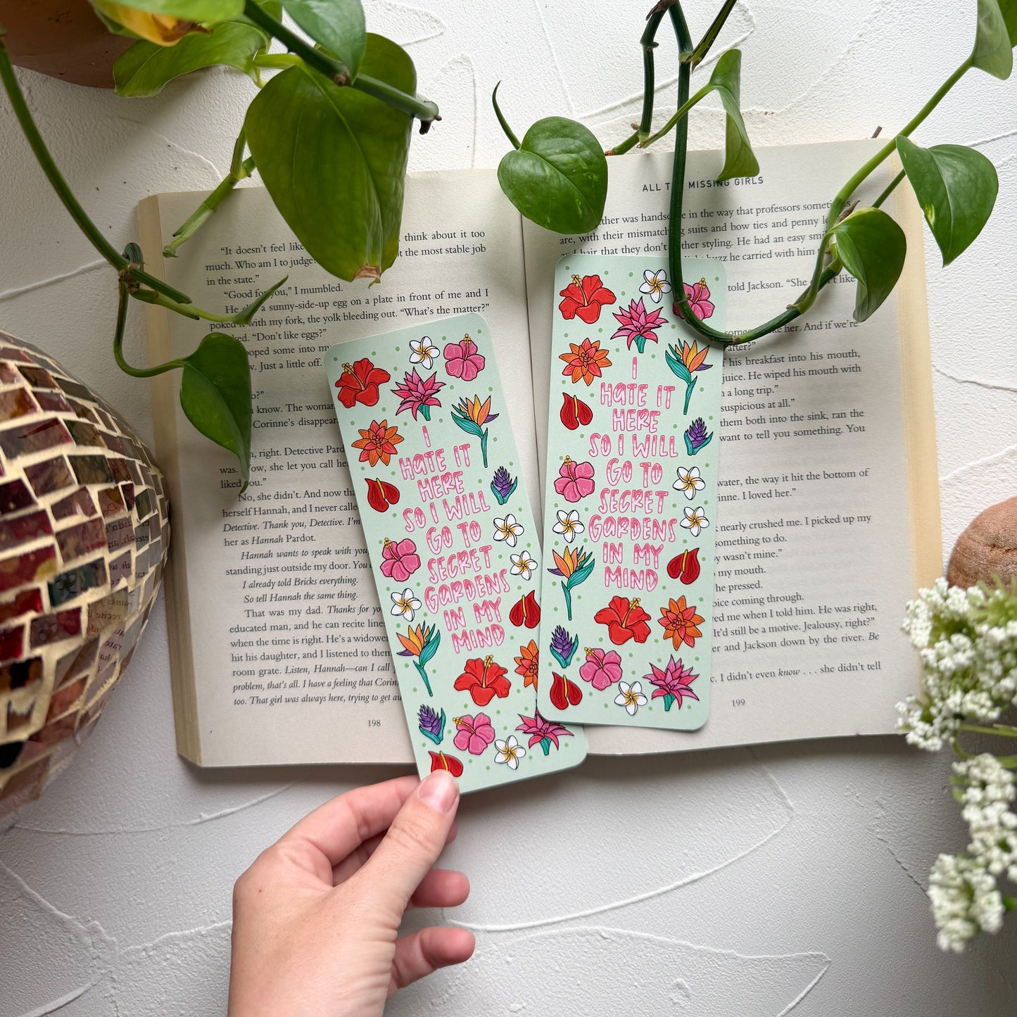 Secret Gardens In My Mind Bookmark