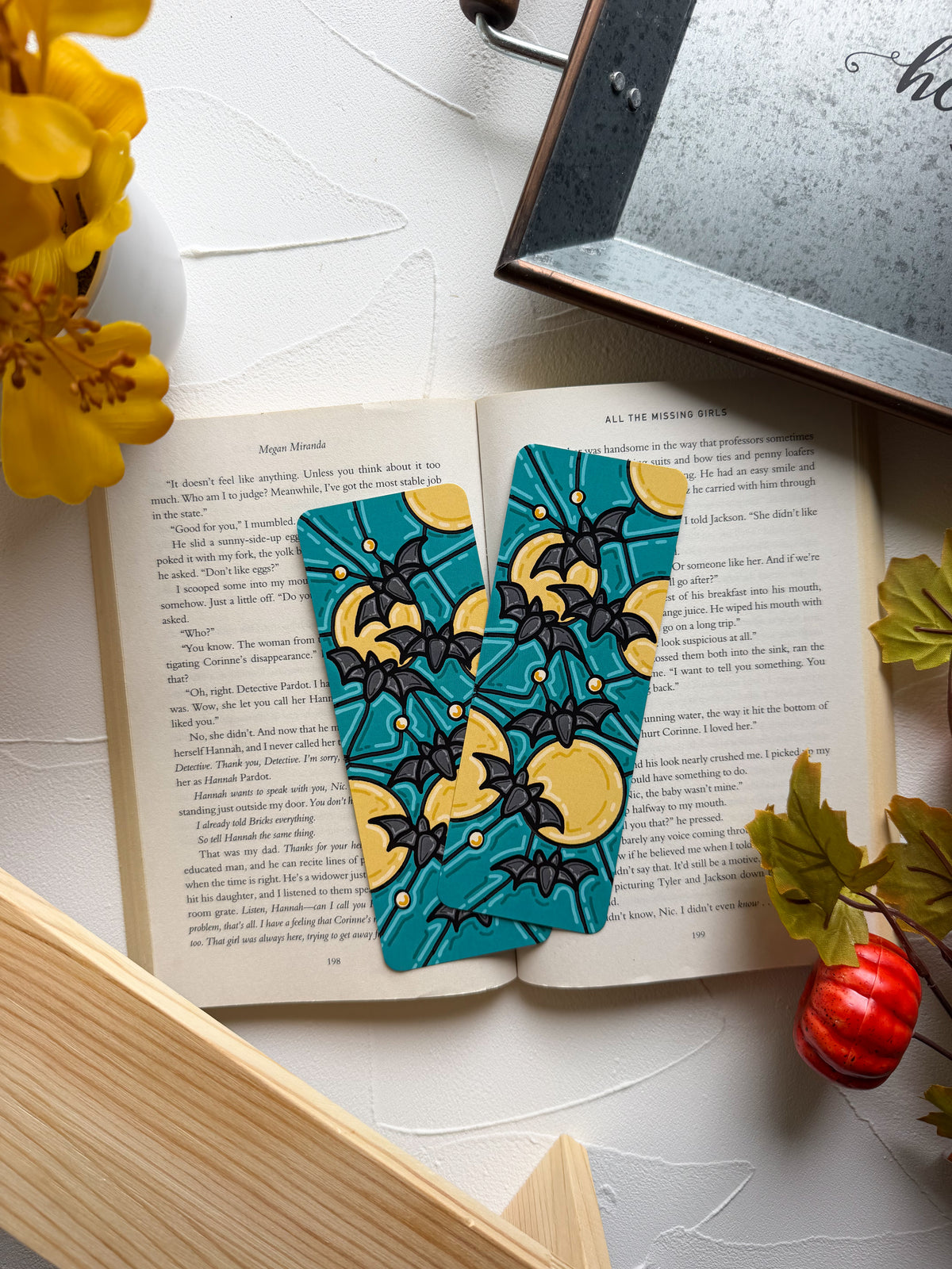 Bat Glass Bookmark