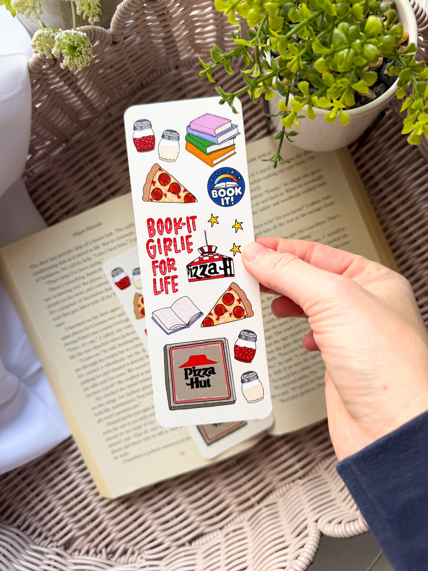 Book It Girlie For Life Bookmark