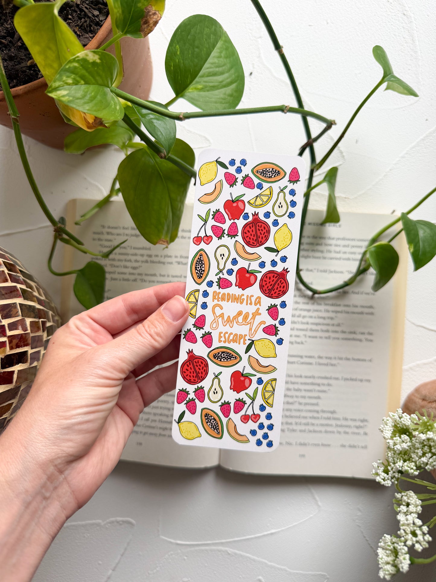 Reading Is a Sweet Escape Bookmark
