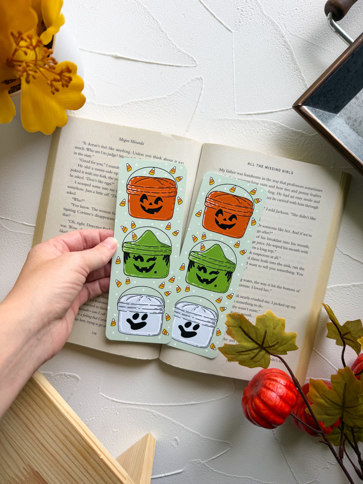 Boo Bucket Bookmark