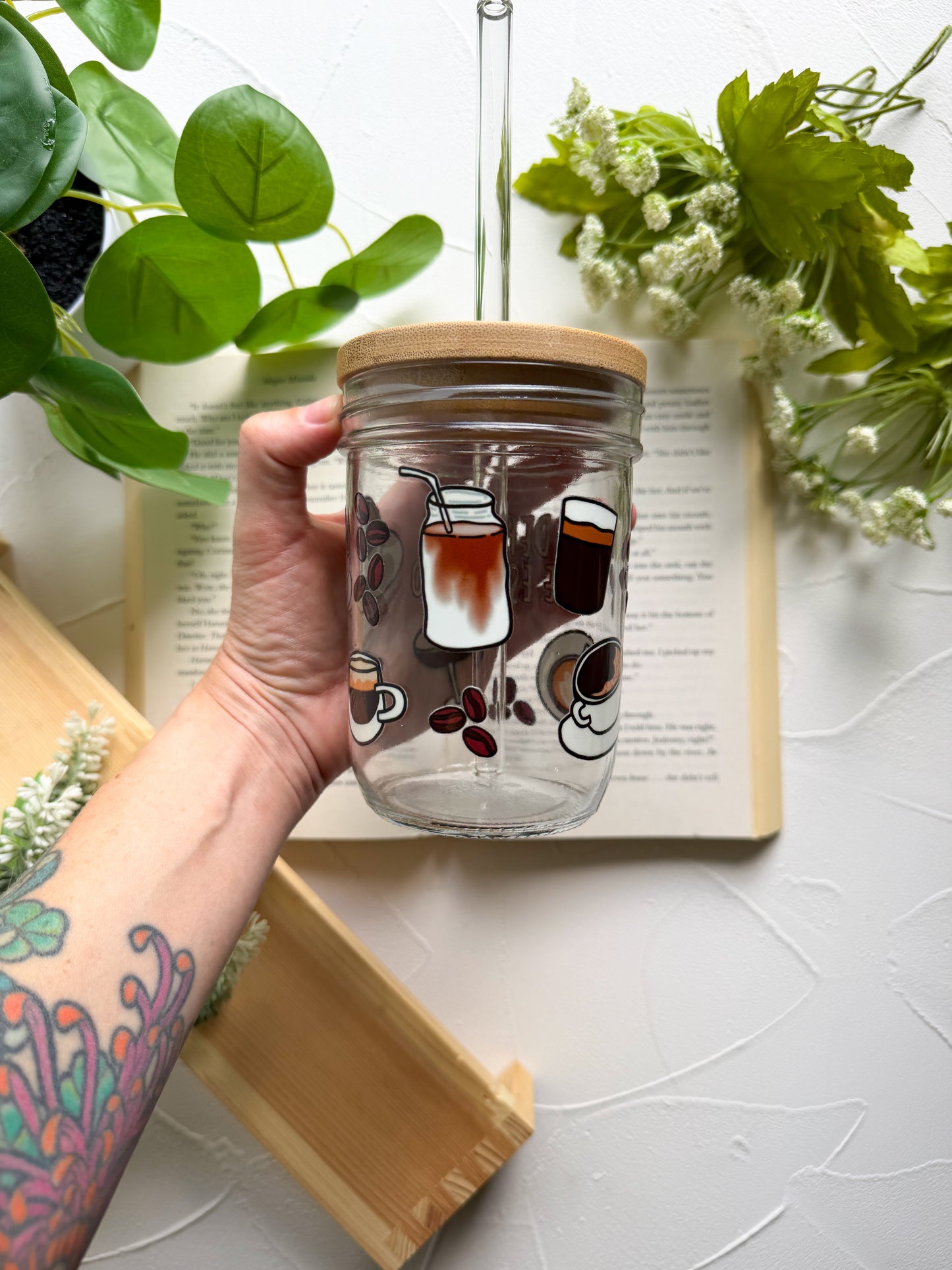 More Depresso Less Espresso Mason Jar Cup