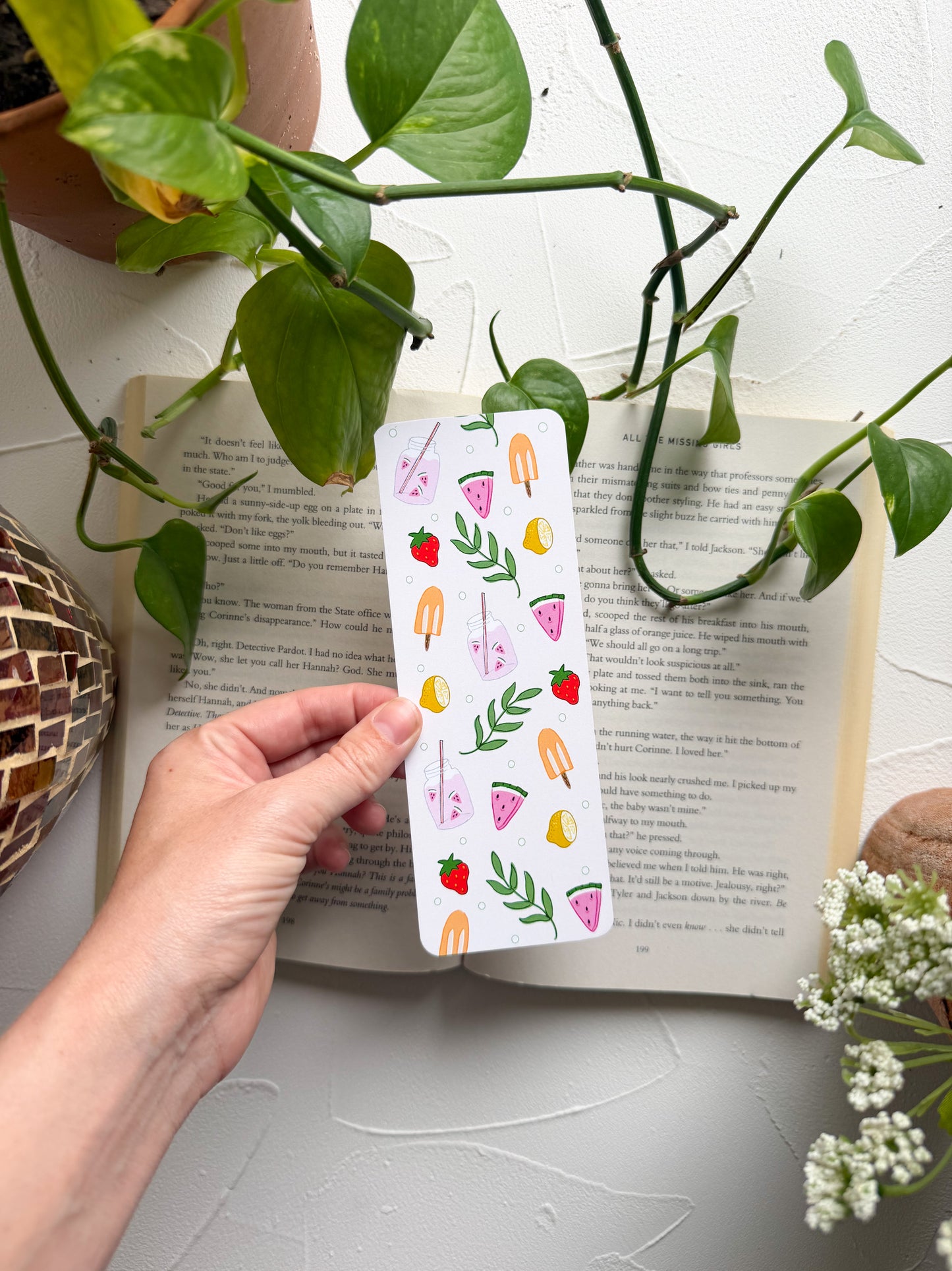 Watermelon Moonshine Bookmark
