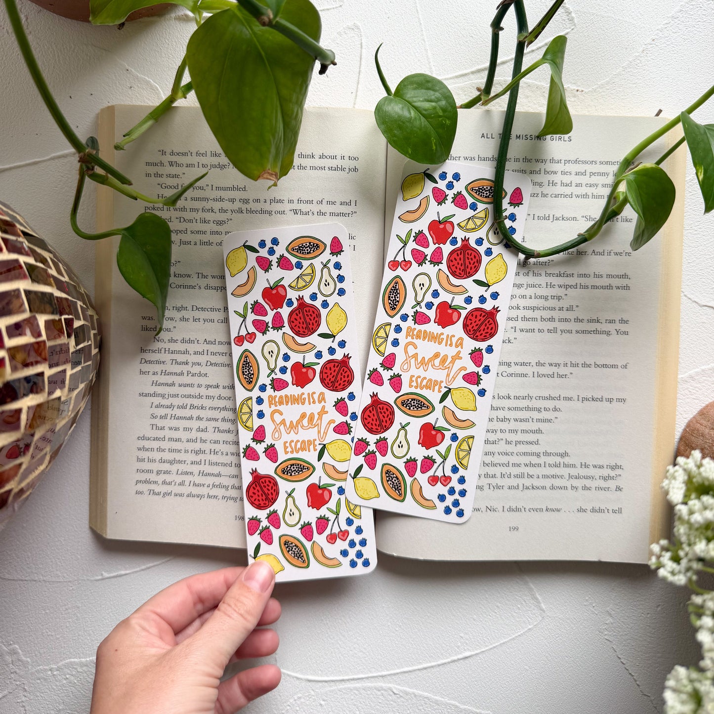 Reading Is a Sweet Escape Bookmark