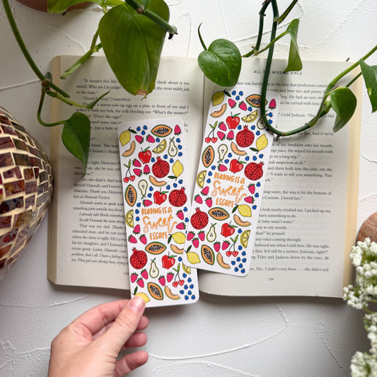 Reading Is a Sweet Escape Bookmark