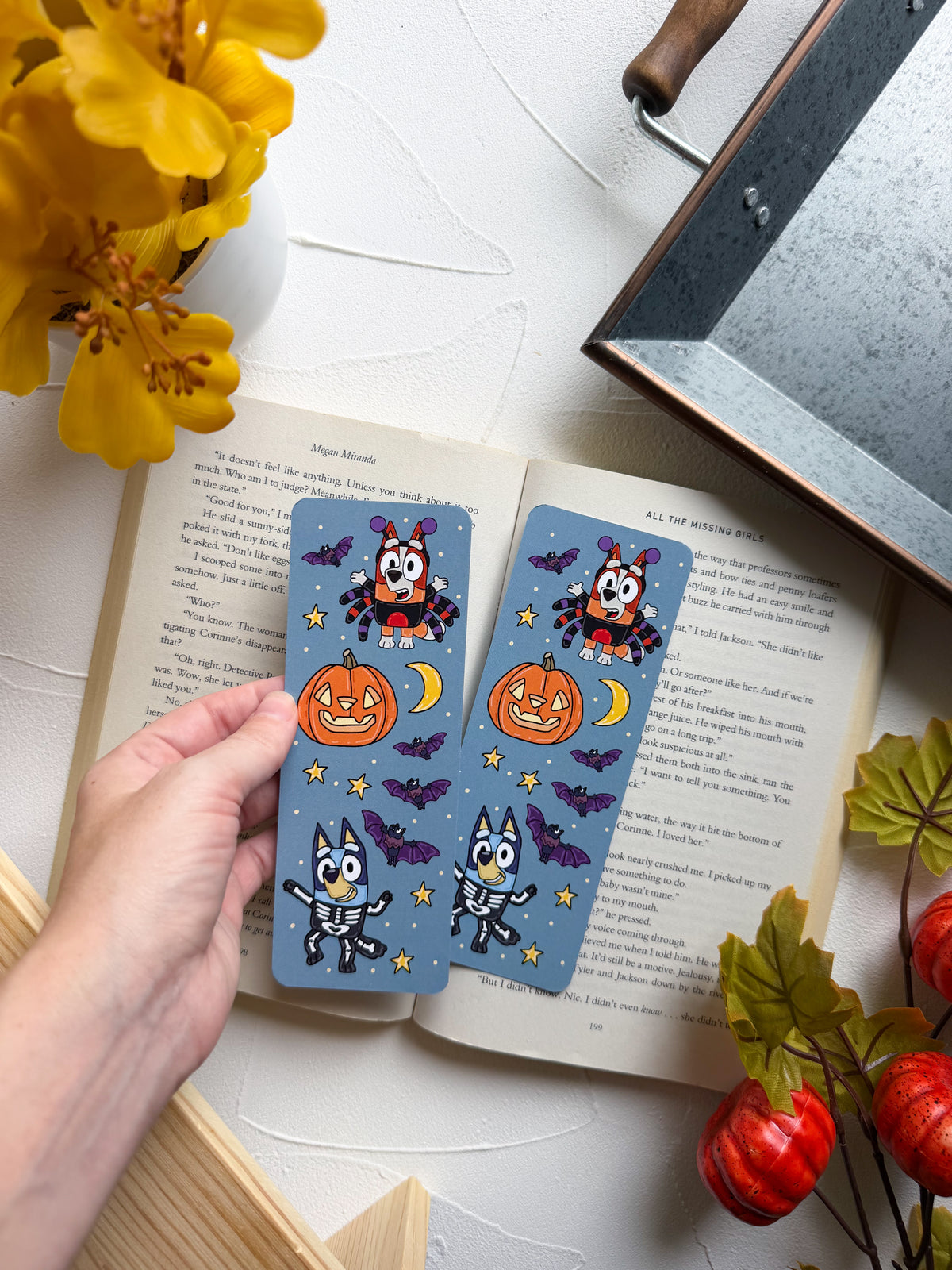 Bluey Halloween Bookmark