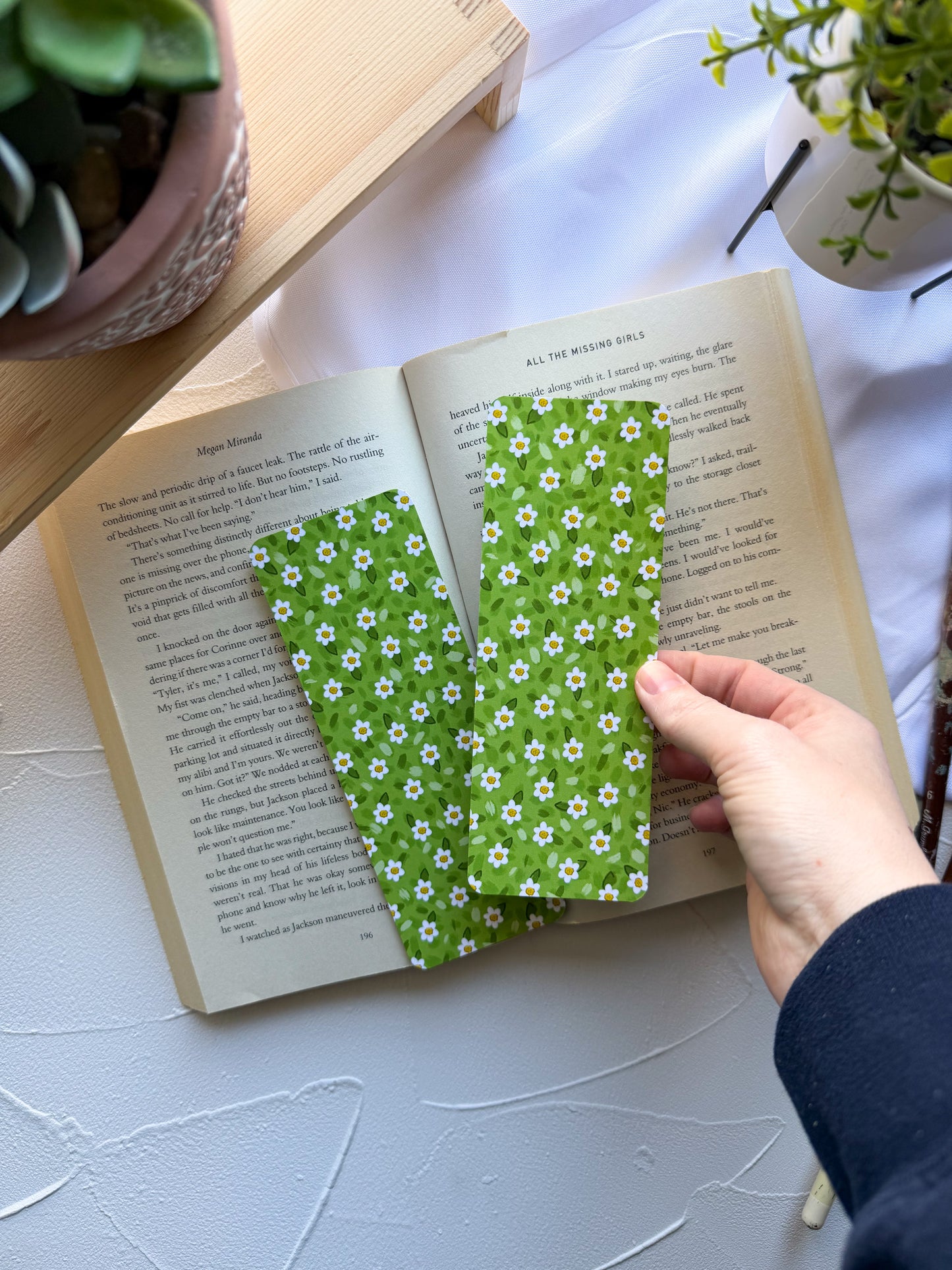Field Of Daisies Bookmark