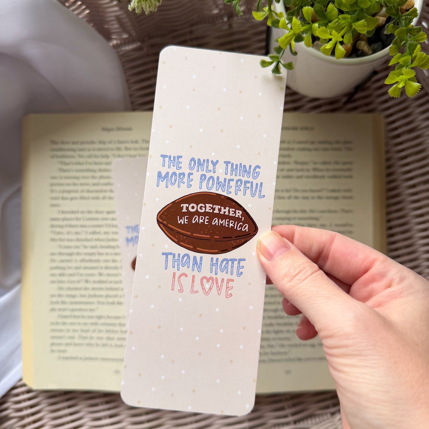 SALE Bad Bunny Super Bowl Bookmark