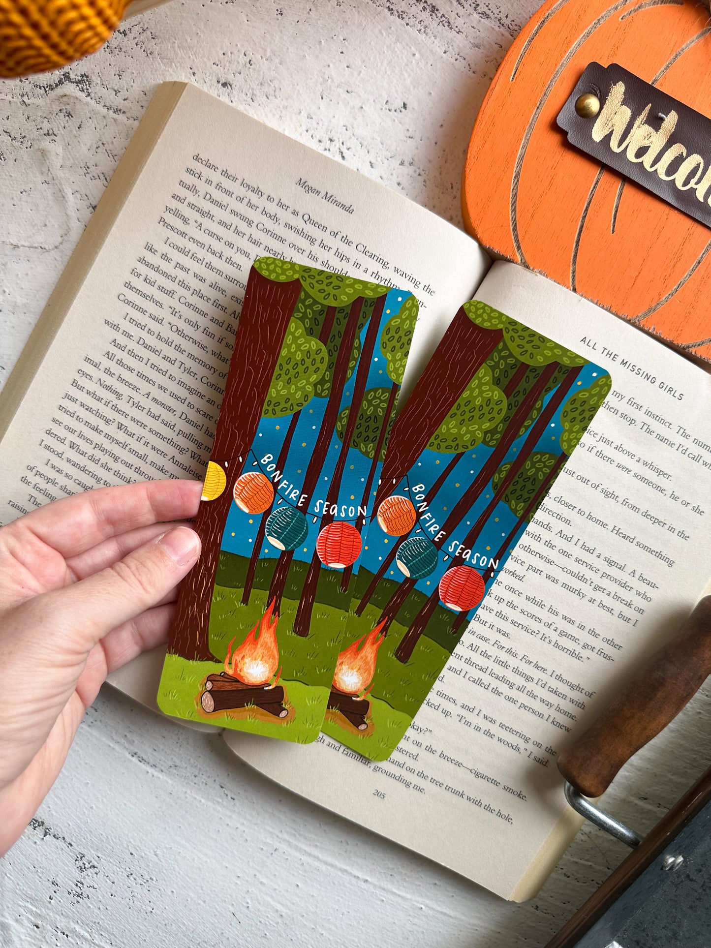 Bonfire Season Bookmark