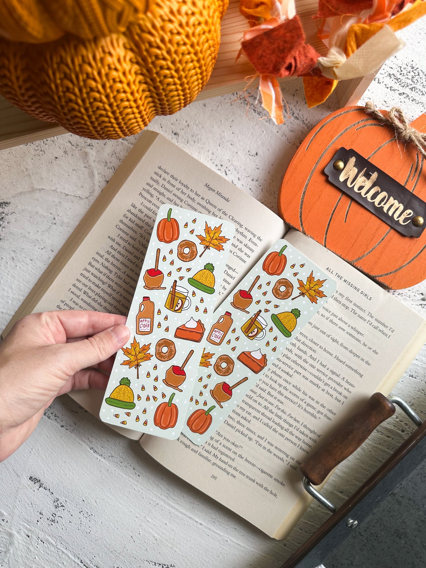Cozy Fall Treats Bookmark