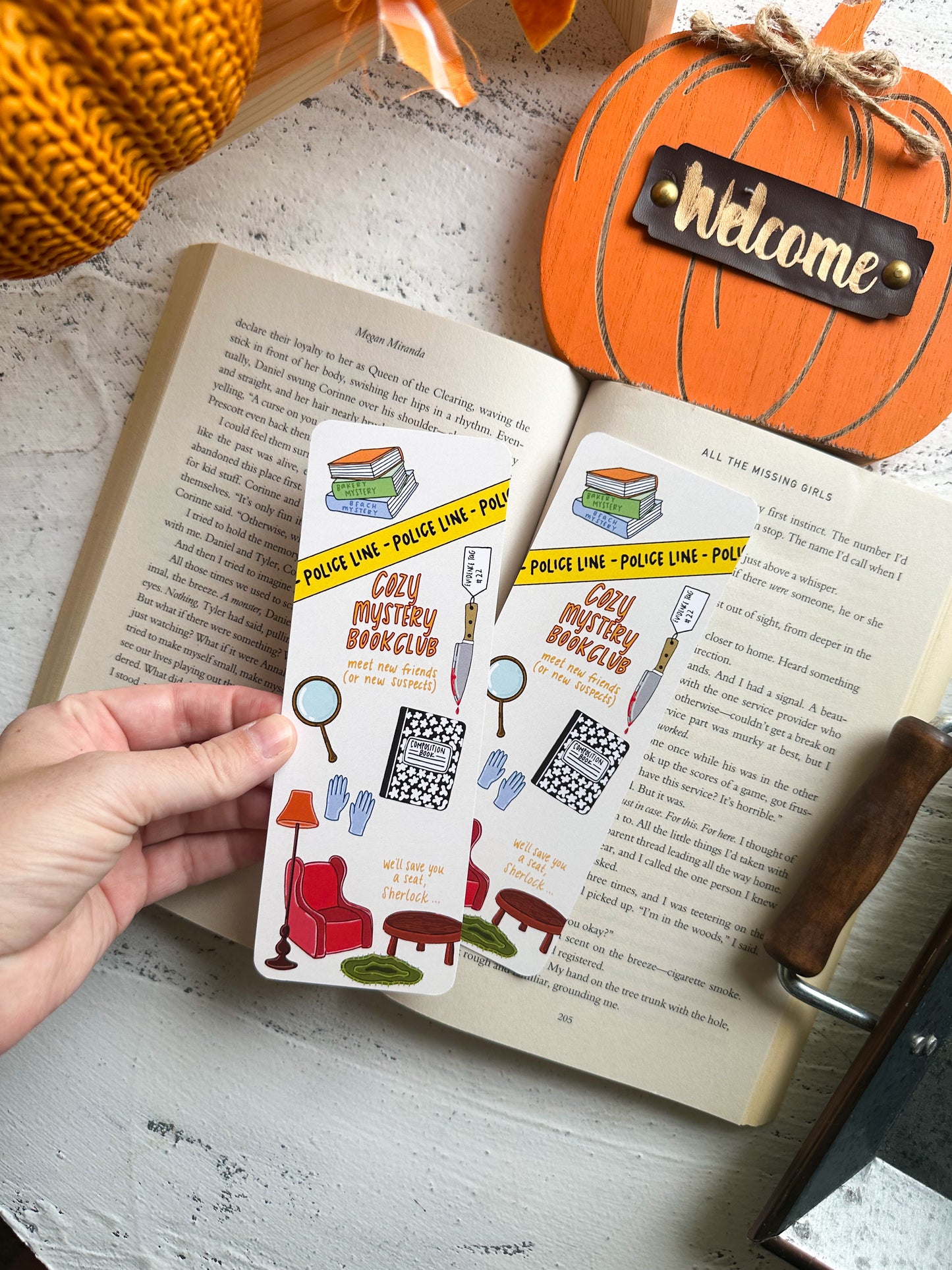 Cozy Mystery Bookclub Bookmark