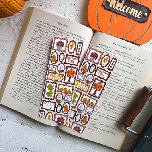 Fall Portrait Wall Bookmark