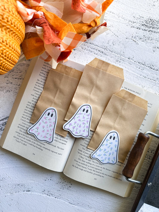 Mystery Floral Ghost Stickers