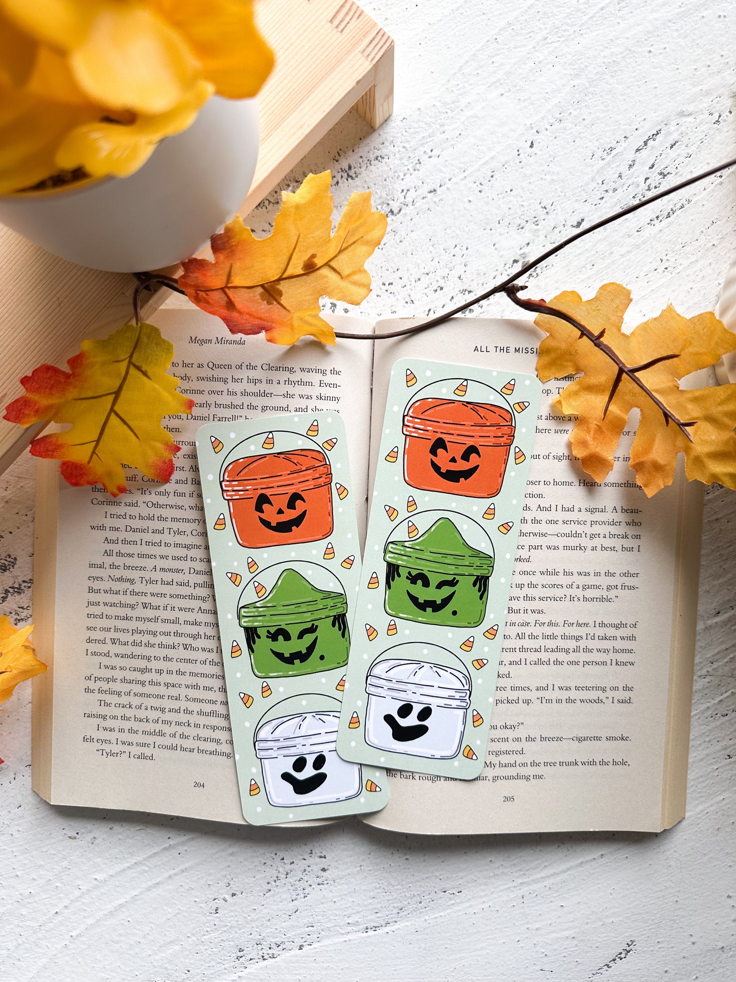 Boo Bucket Bookmark