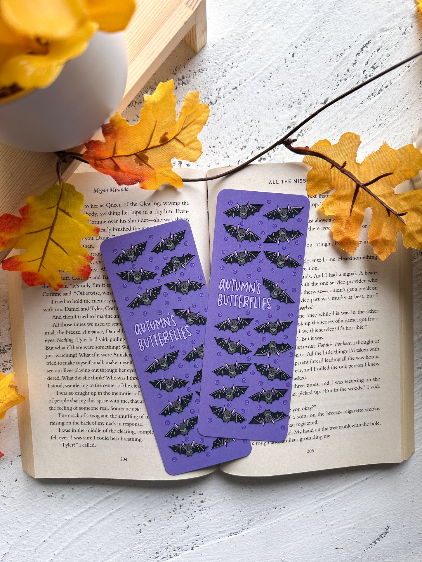 Autumn's Butterflies Bookmark