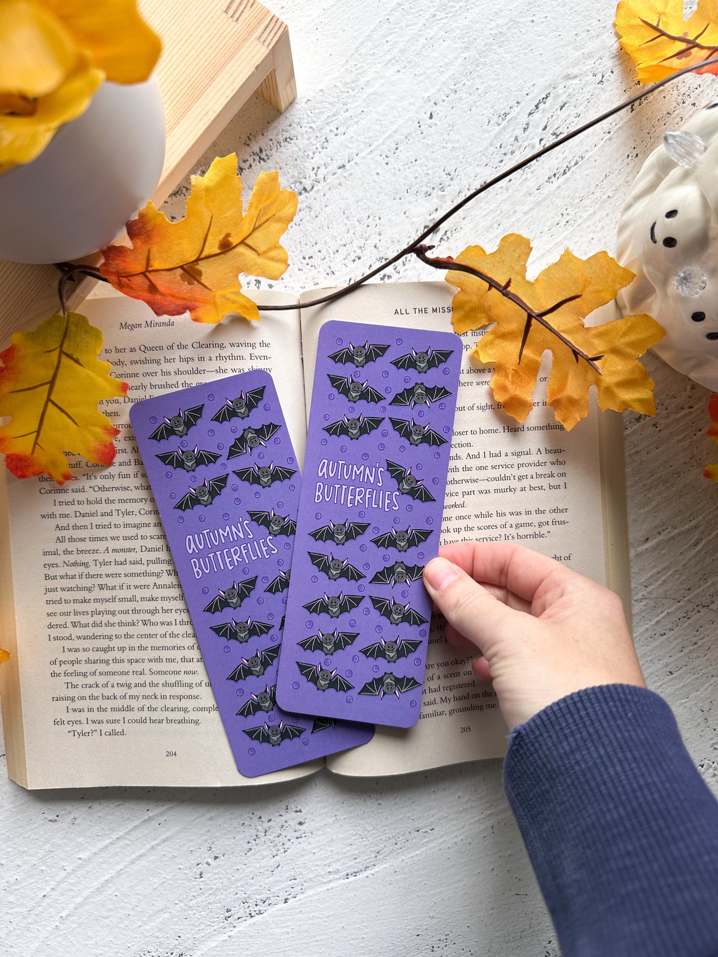 Autumn's Butterflies Bookmark