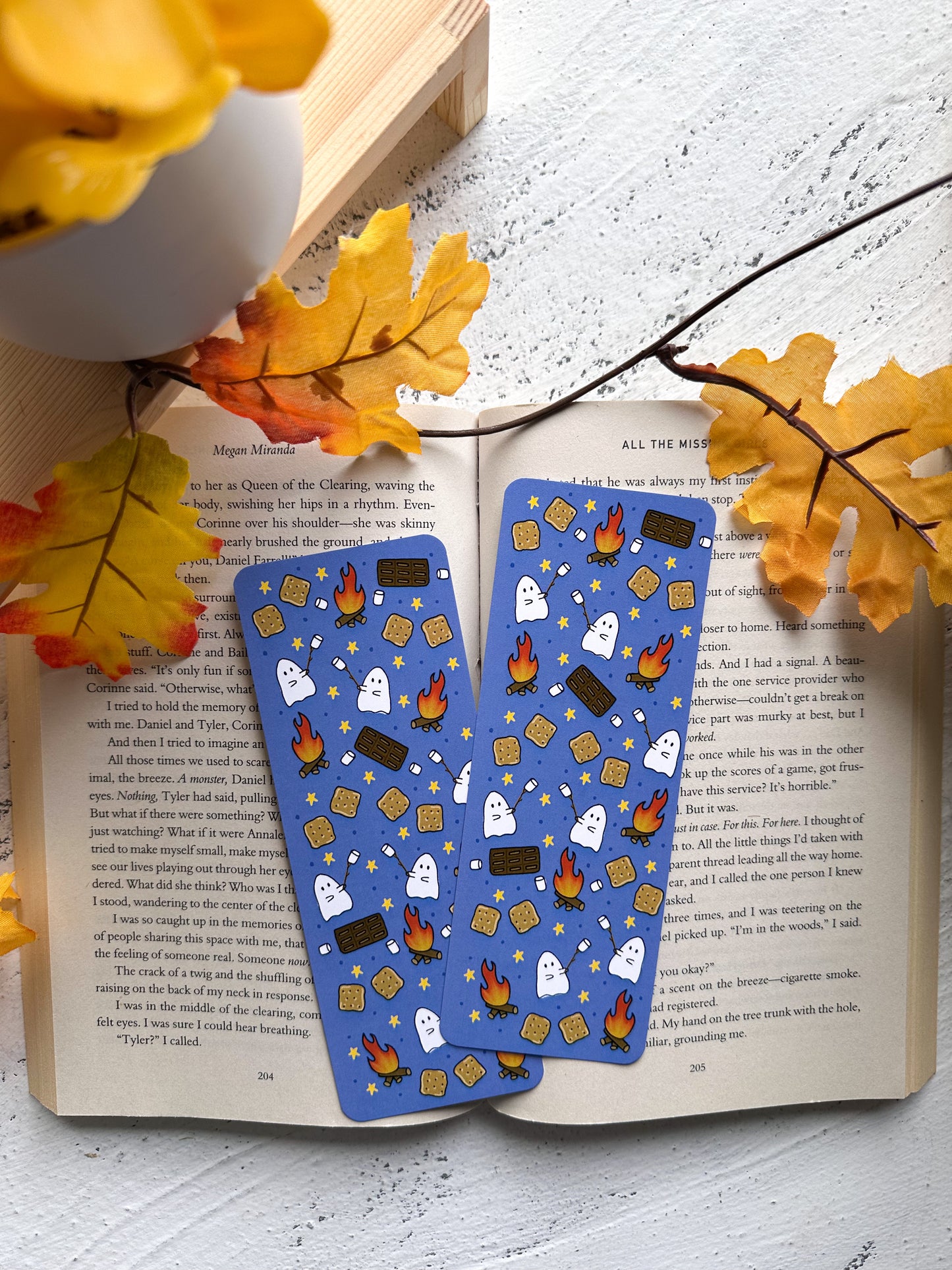 Spooky S'mores Double Sided Bookmark