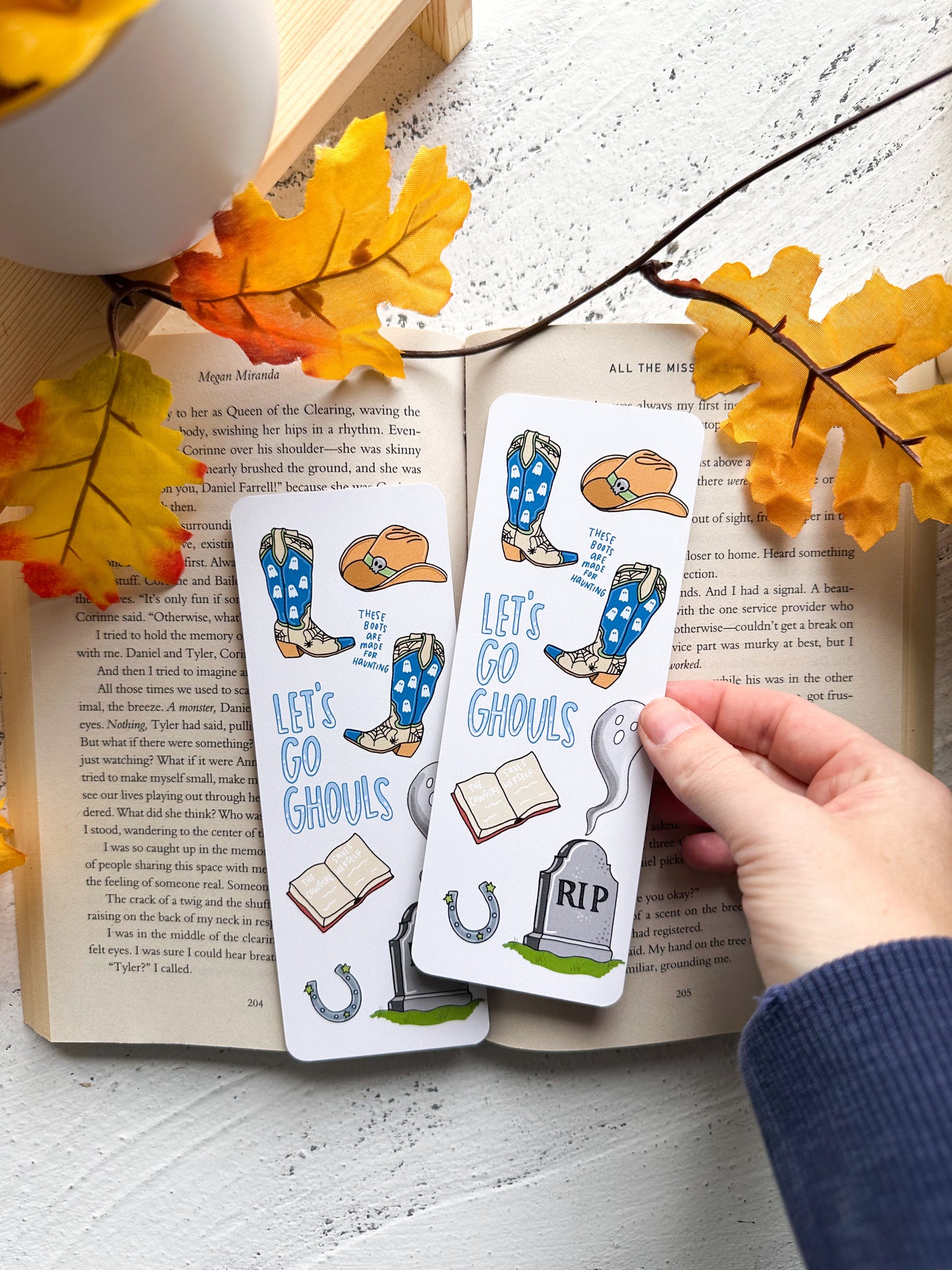 Let's Go Ghouls Bookmark