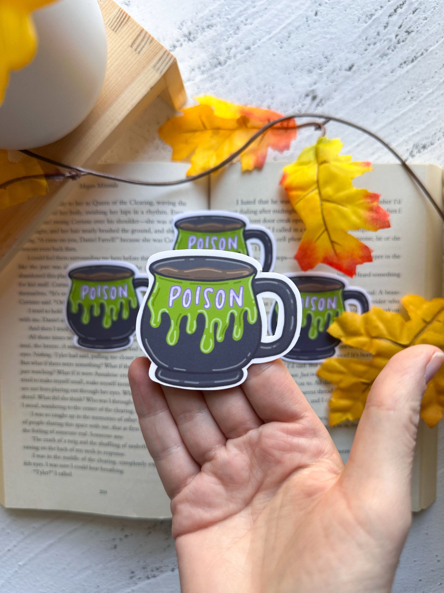 Poison Coffee Mug Sticker
