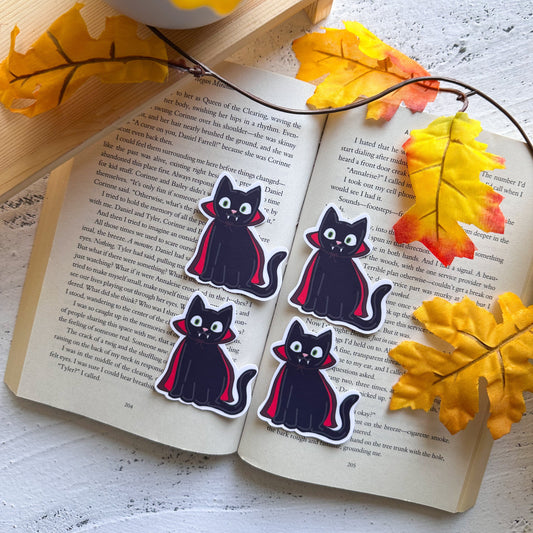 Vampire Black Cat Sticker