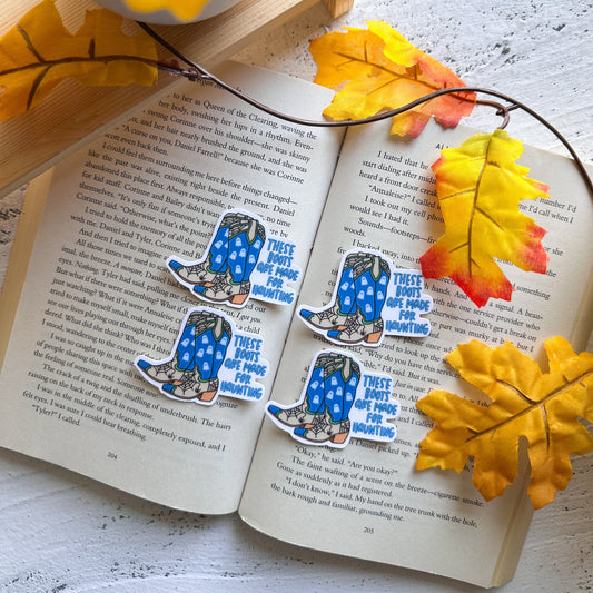 Boots Are Made For Haunting Sticker