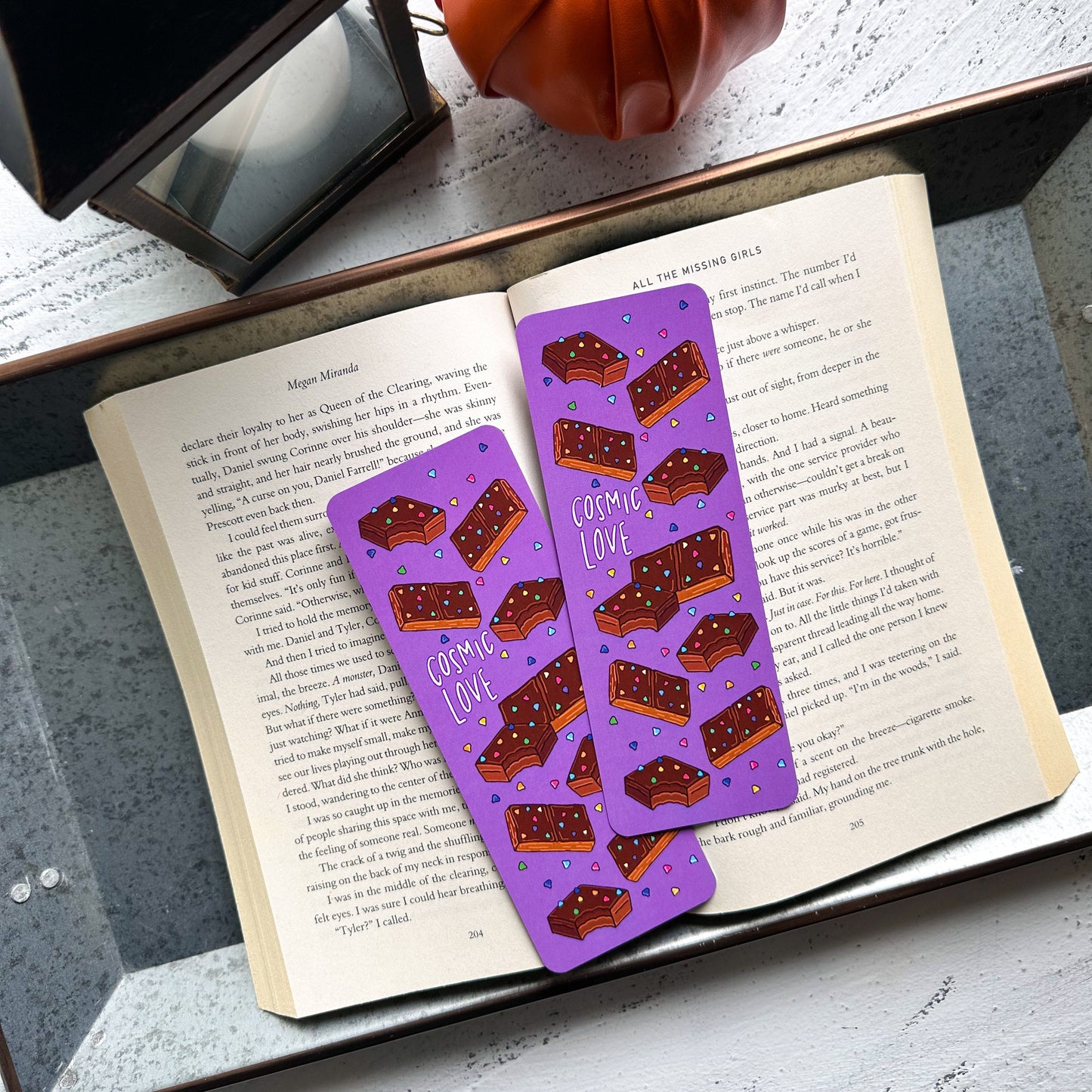 Cosmic Brownie Bookmark