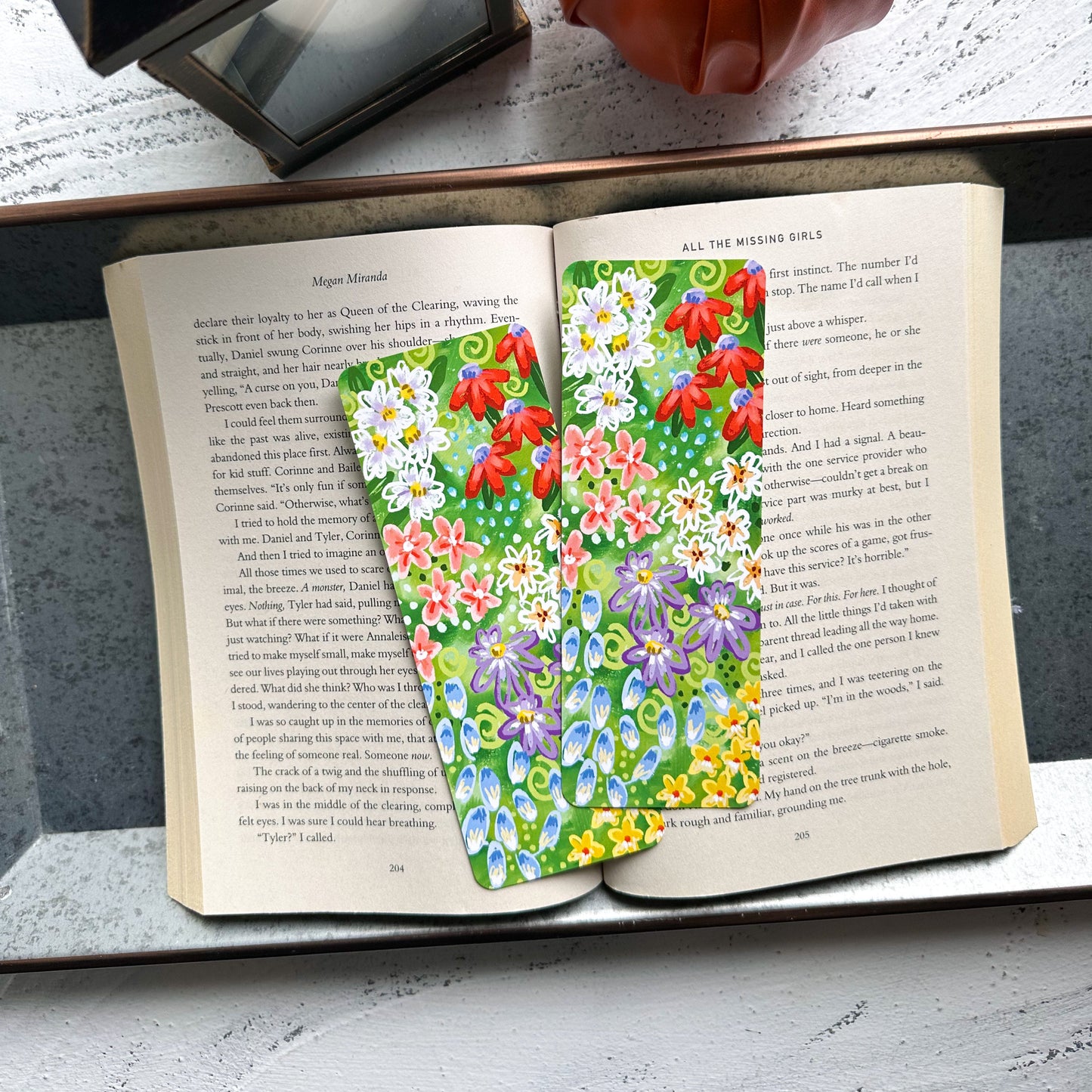 Organic Florals Bookmark