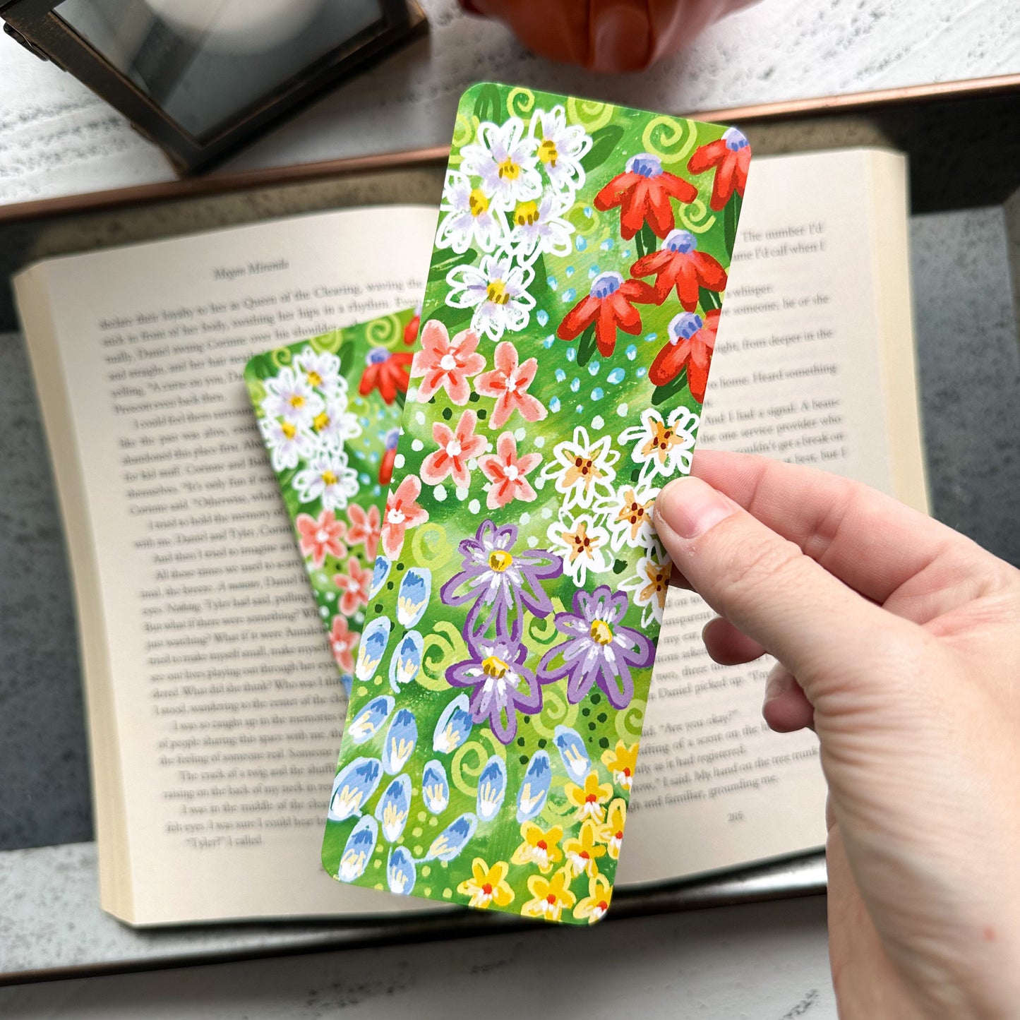 Organic Florals Bookmark