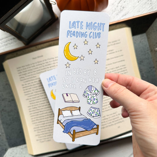 Late Night Reading Club Bookmark