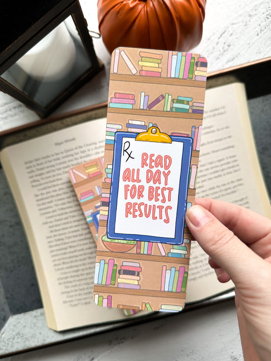 Reading Prescription Bookmark