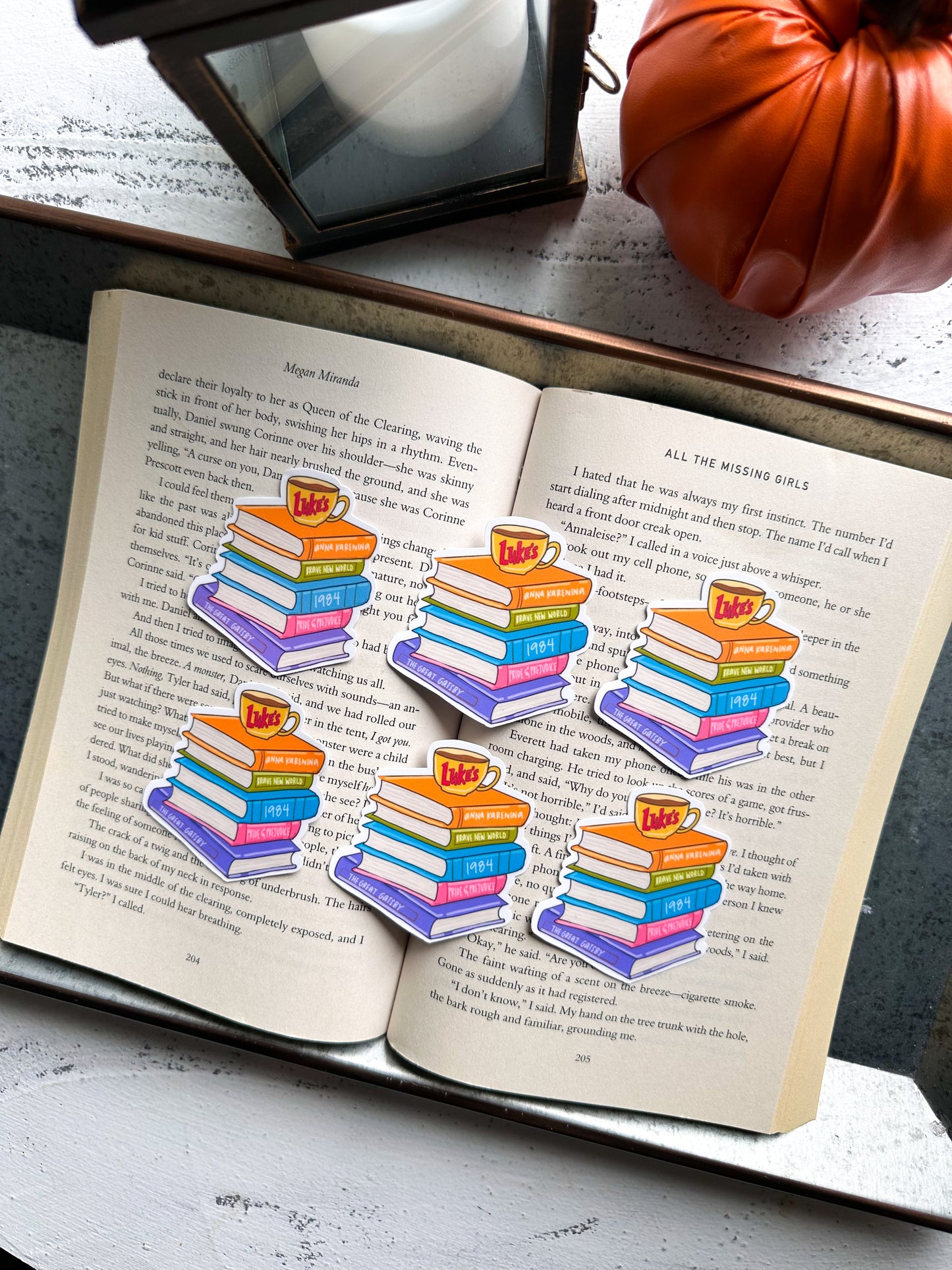 Rory's Bookstack Sticker