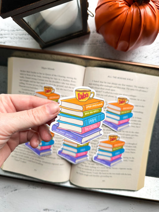 Rory's Bookstack Sticker
